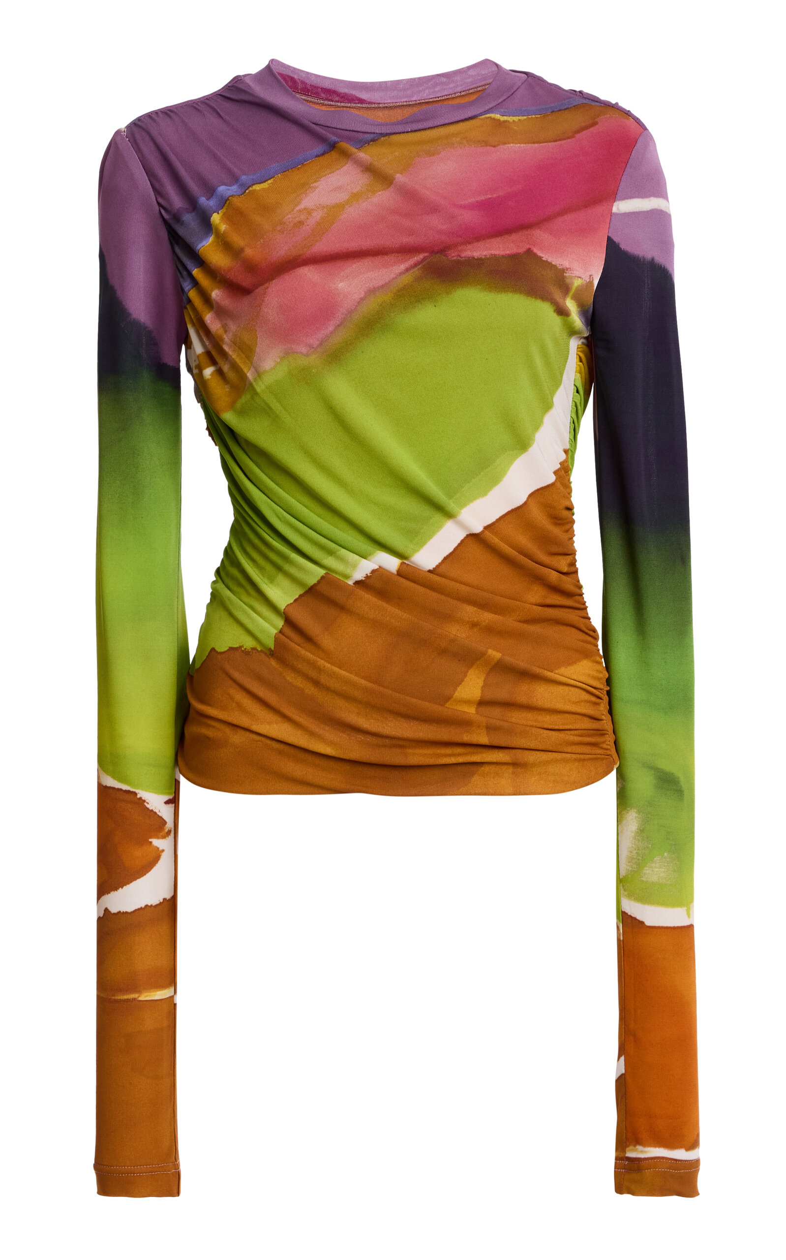 Ulla Johnson Paradis Printed Top In Multi