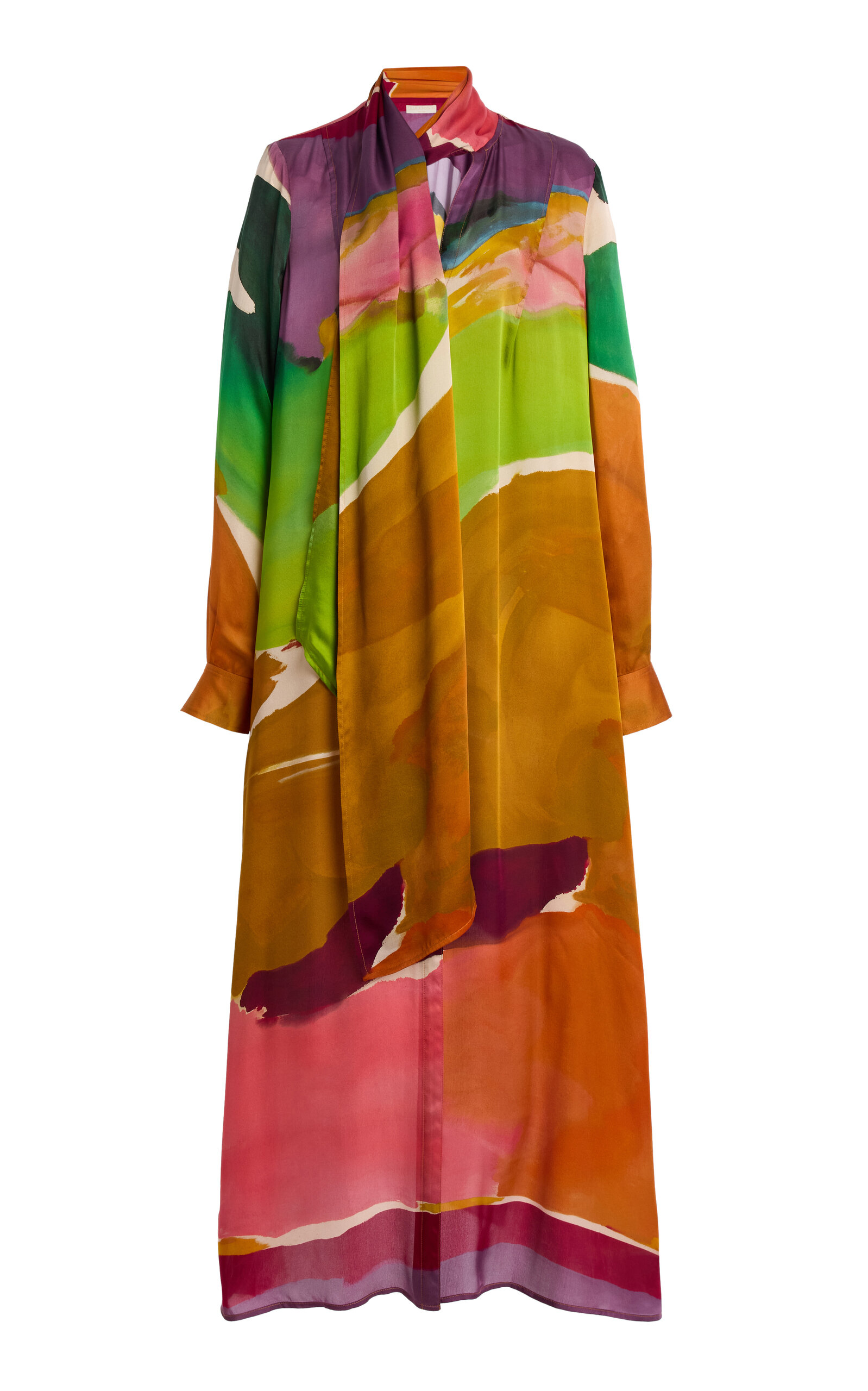 Ulla Johnson Critique Printed Silk Maxi Dress - Multi