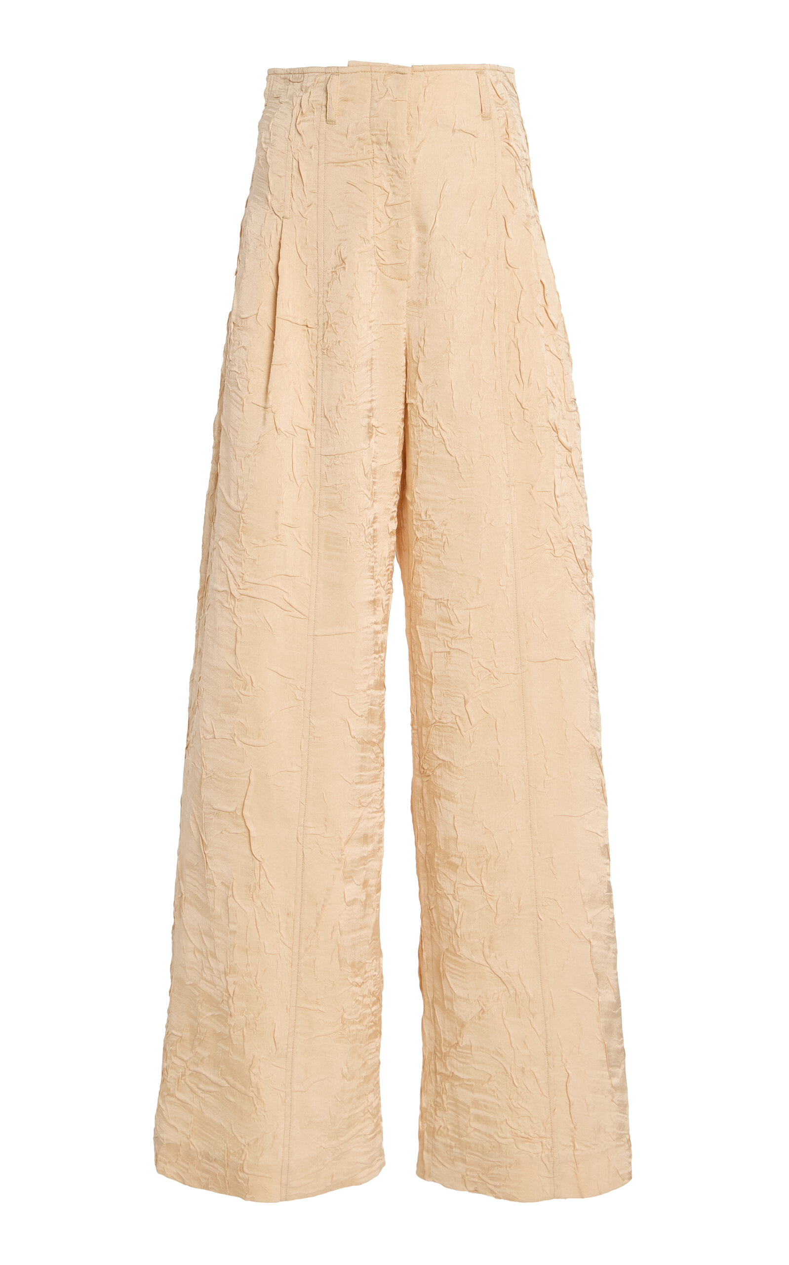 Ulla Johnson Carine Mid-Rise Wide-Leg Pants - Neutral