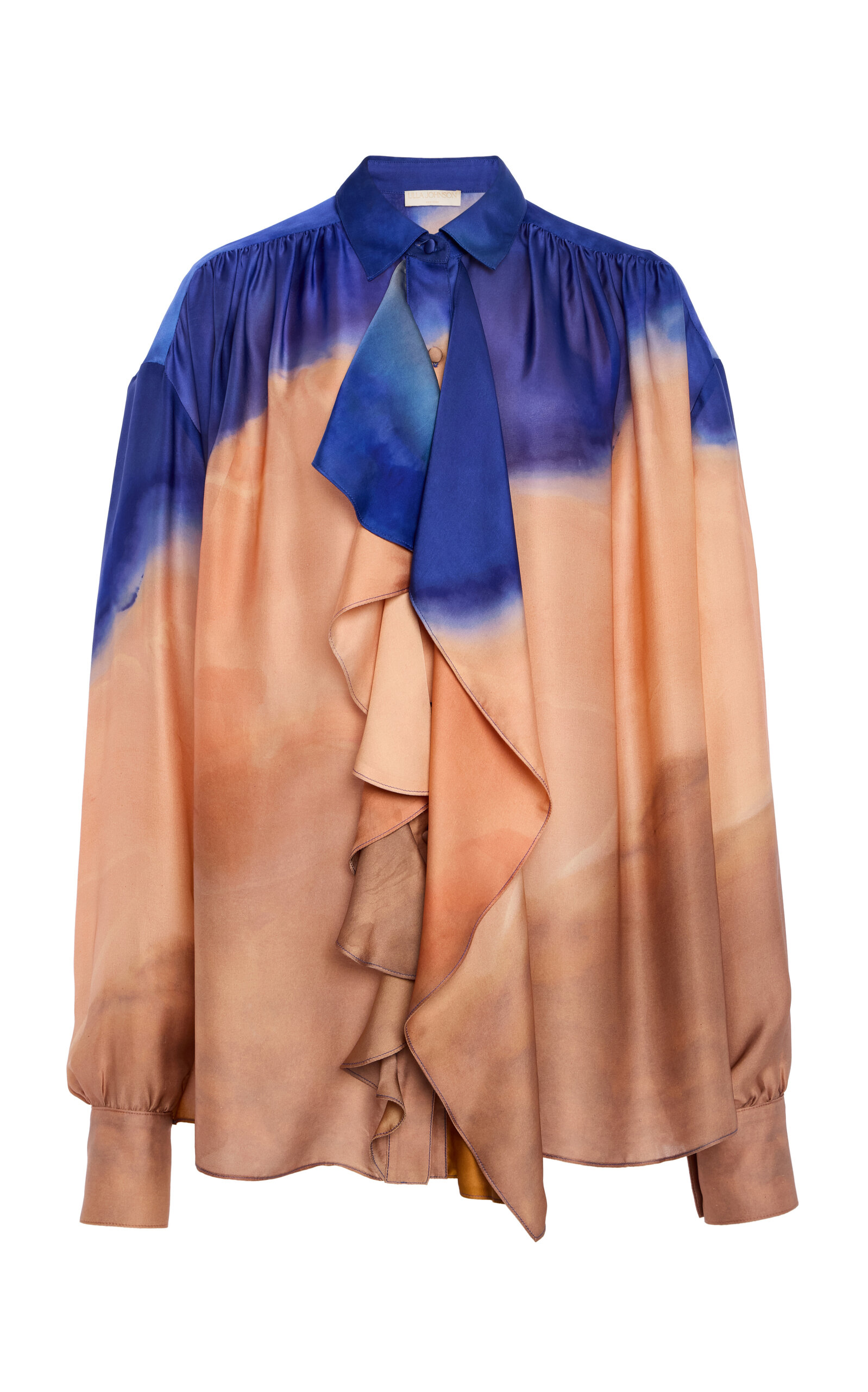 Ulla Johnson Gesture Printed Silk Blouse - Multi