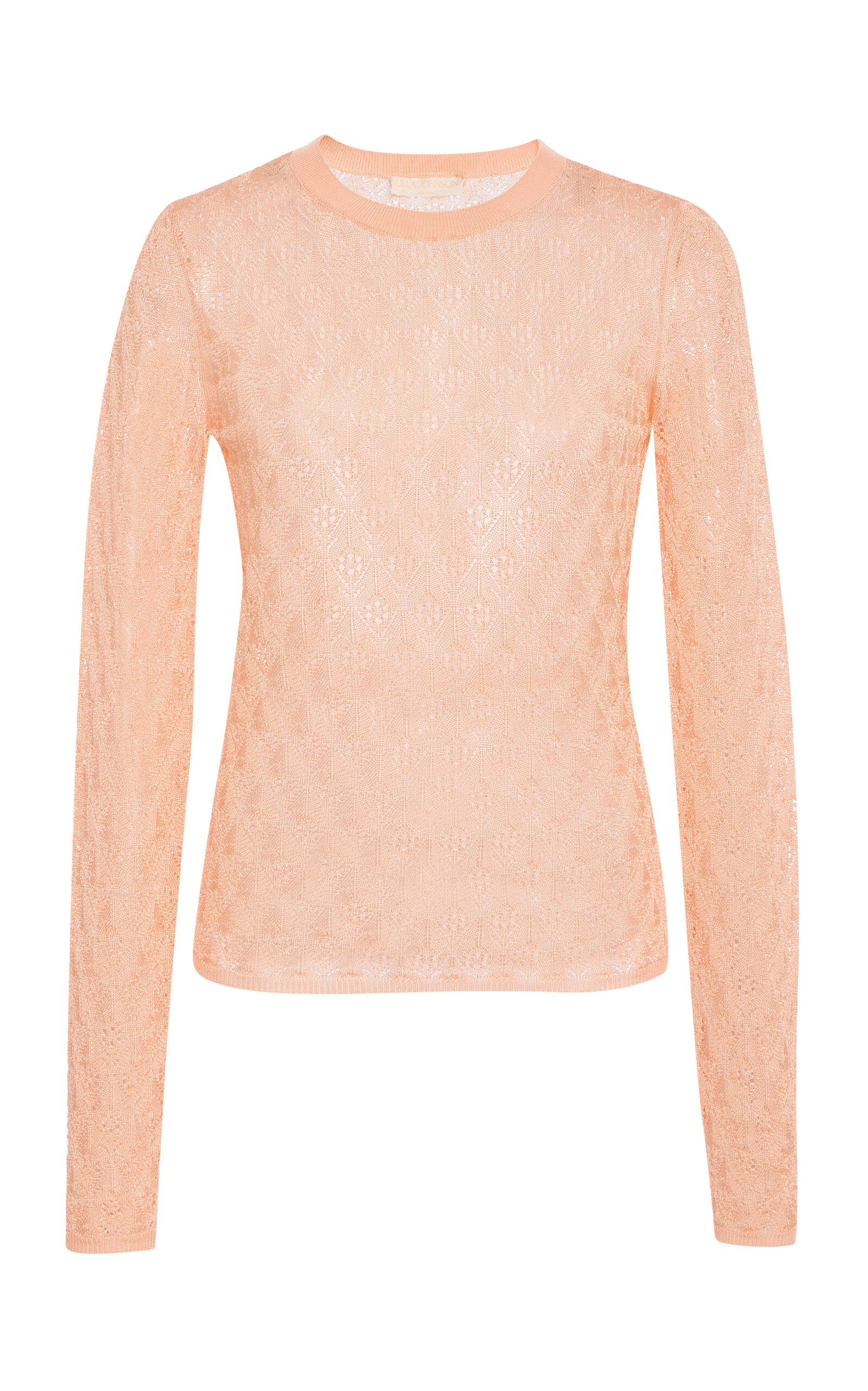 Ulla Johnson Lunaire Pointelle Knit Top In Neutral