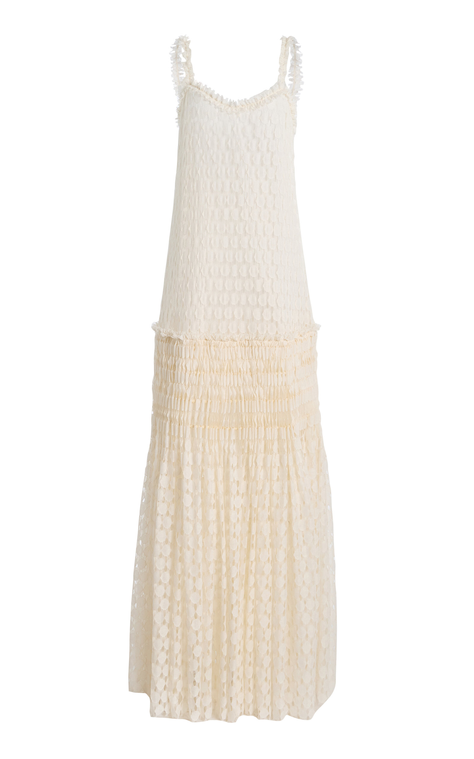 Ulla Johnson Sigrid Lace Cotton-Blend Gown - Ivory