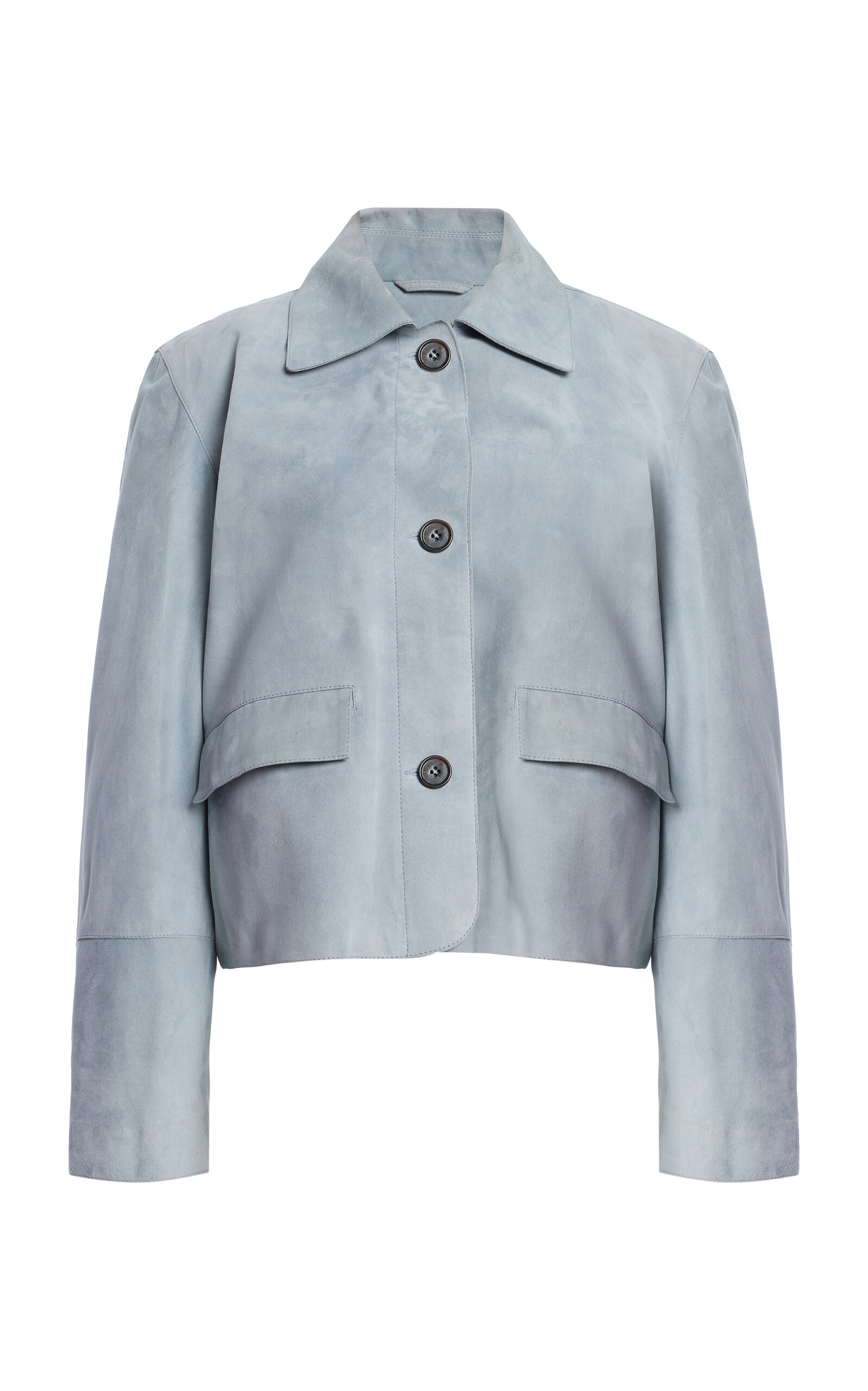 ARMA - Exclusive FEM Suede Jacket - Blue - EU 34 - Moda Operandi