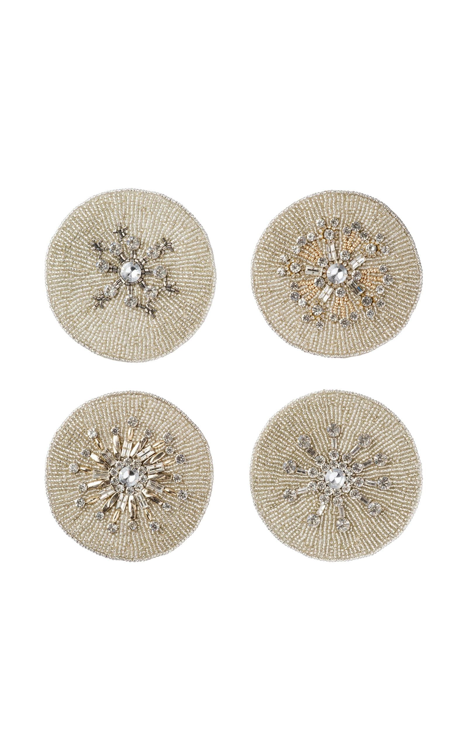 Joanna Buchanan Snowflake Coaster - Silver