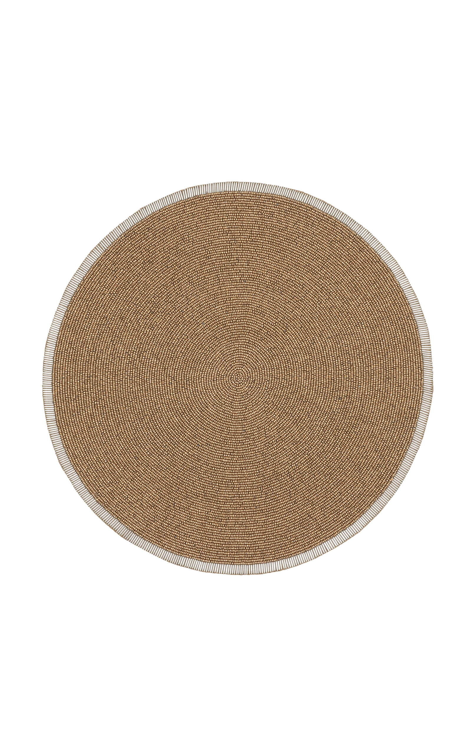 Joanna Buchanan Gold Hand Beaded Placemat - Gold