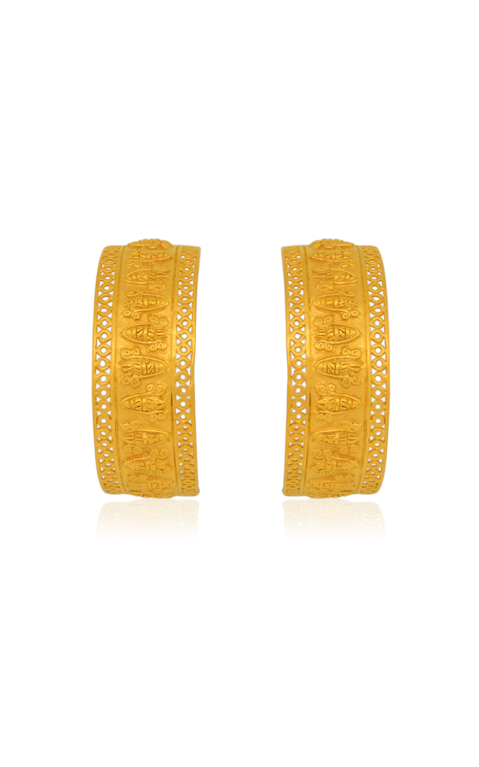 CANO - Chaska 24K Gold-Plated Hoop Earrings - Gold - OS - Moda Operandi - Gifts For Her