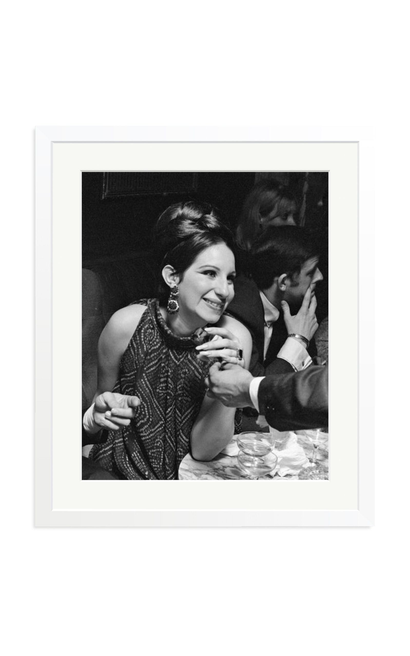 Sonic Editions Streisand's Party Framed Photography Print In Black