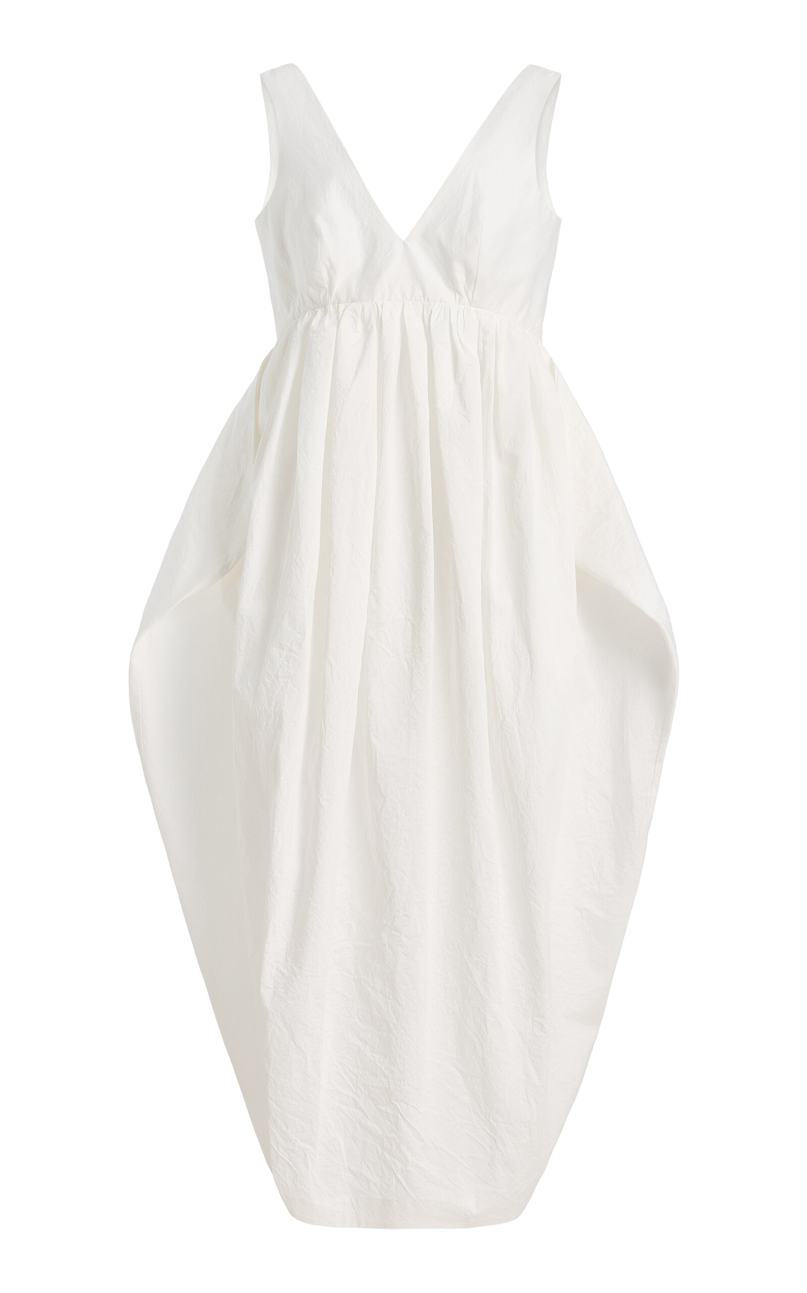 Róhe Sculptural Textured Cotton-Blend Dress