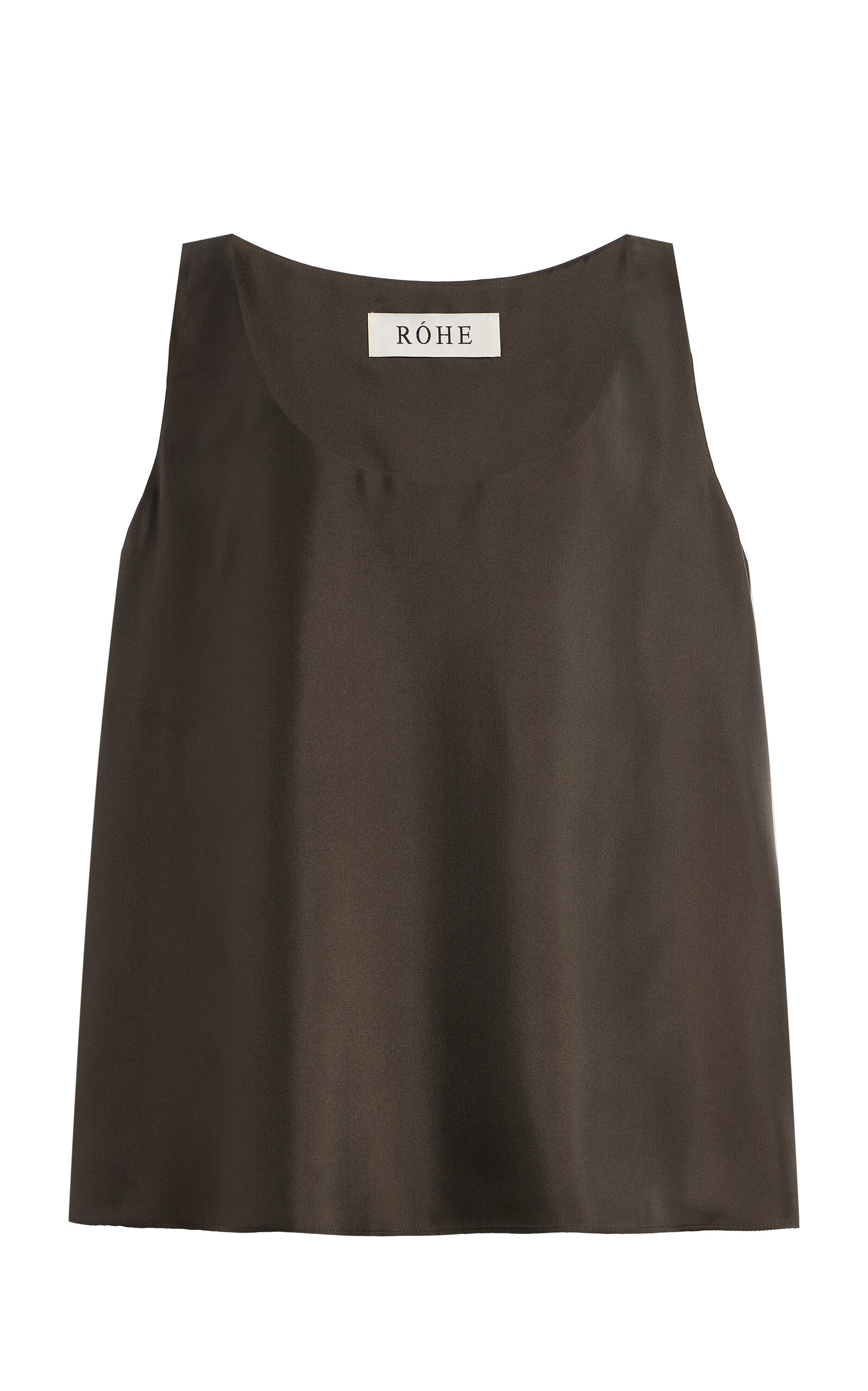 Róhe Silk Scoop-Neck Top