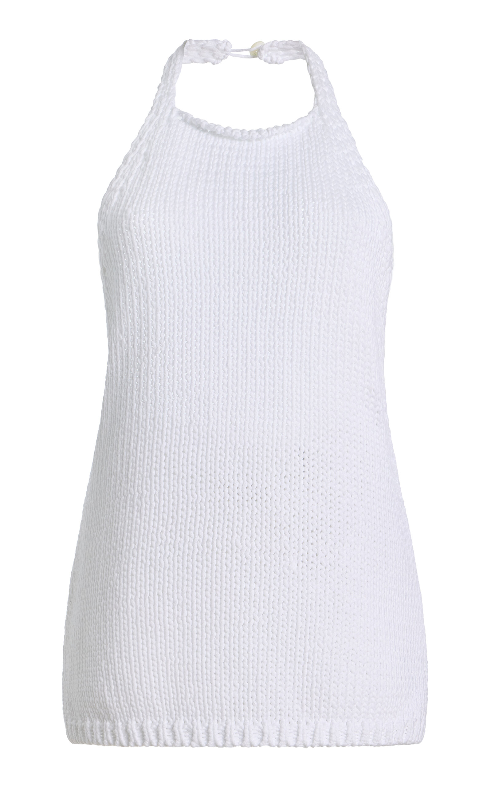 Róhe Cotton Knit Halter Top