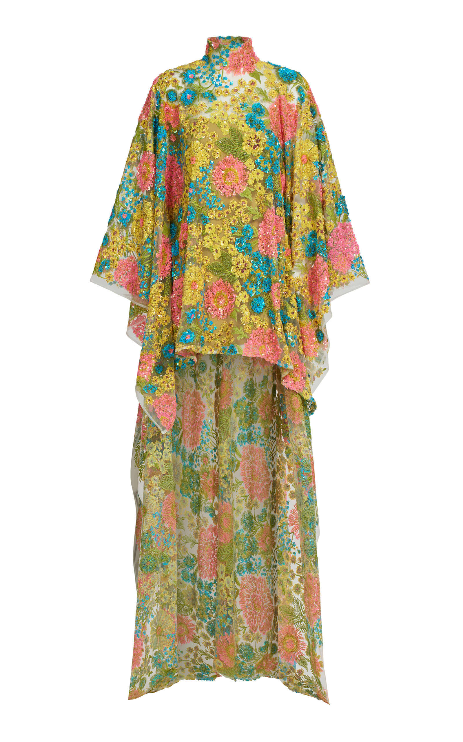 Taller Marmo Graham Sequined Mini Dress - Floral