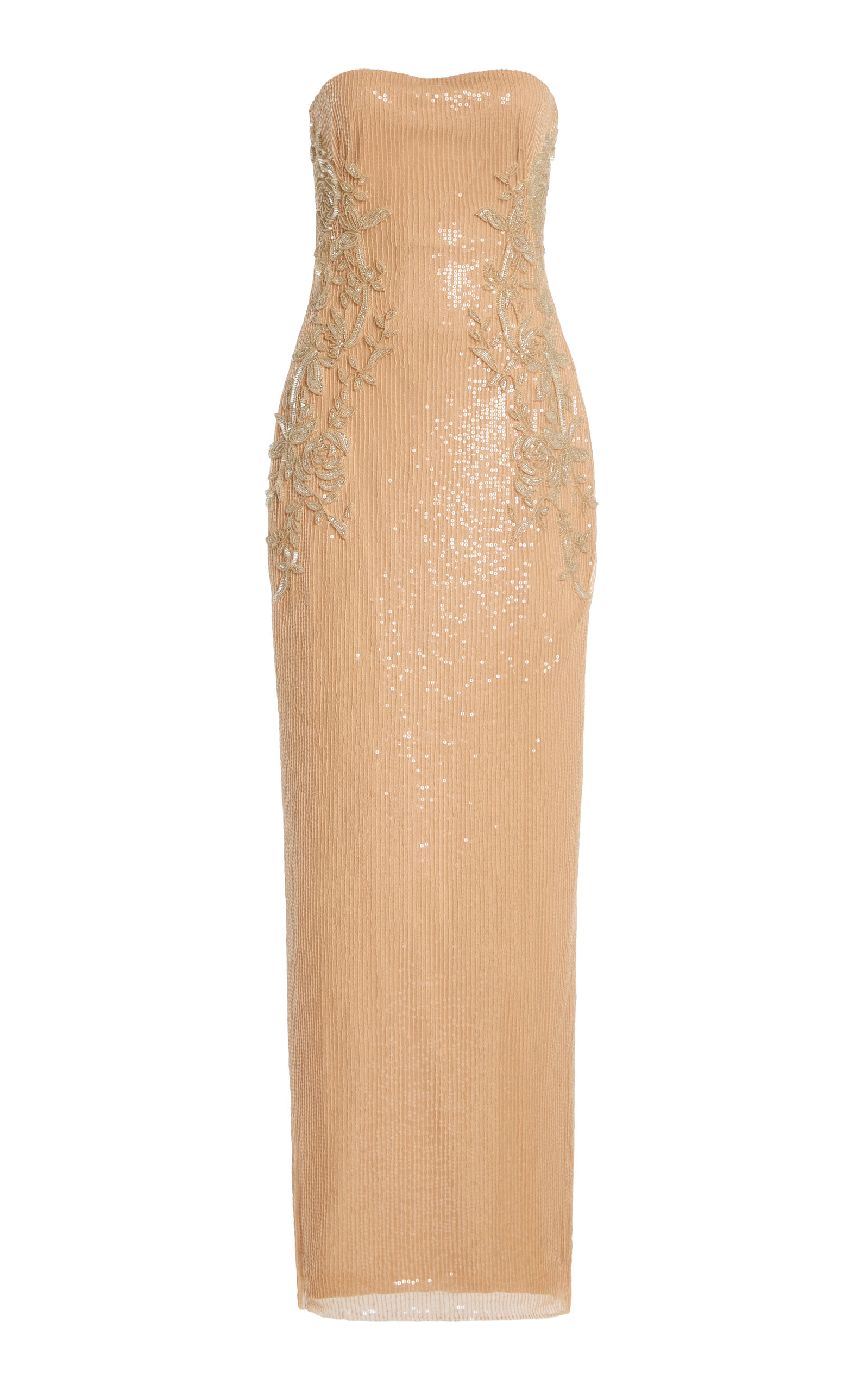 Atelier Prabal Gurung Sequined Gown In Black