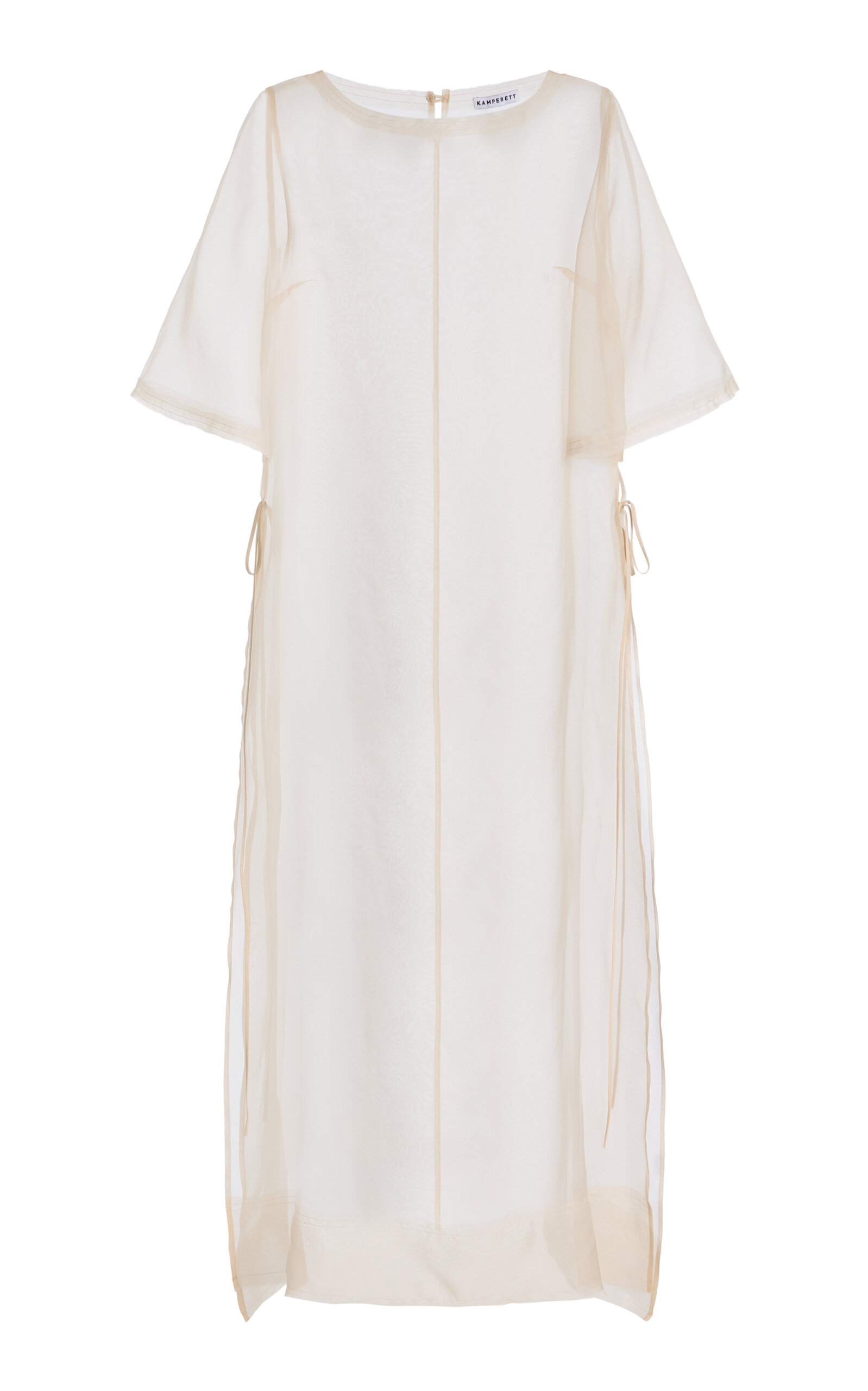 silk organza midi dress Anthropologie + Gabrielle Silk Organza Midi Dress