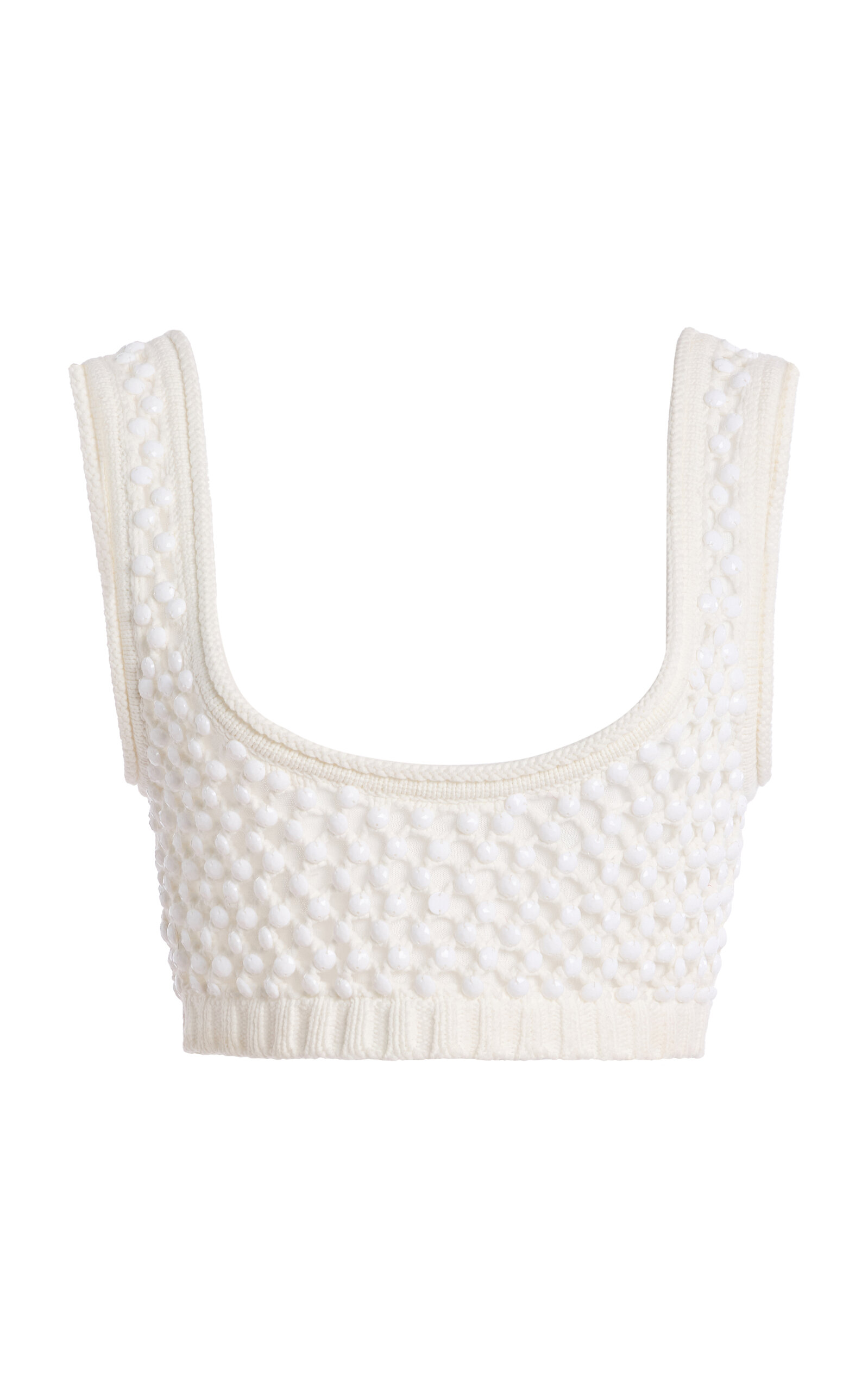 Diotima Lady Cotton-Blend Bralette - White