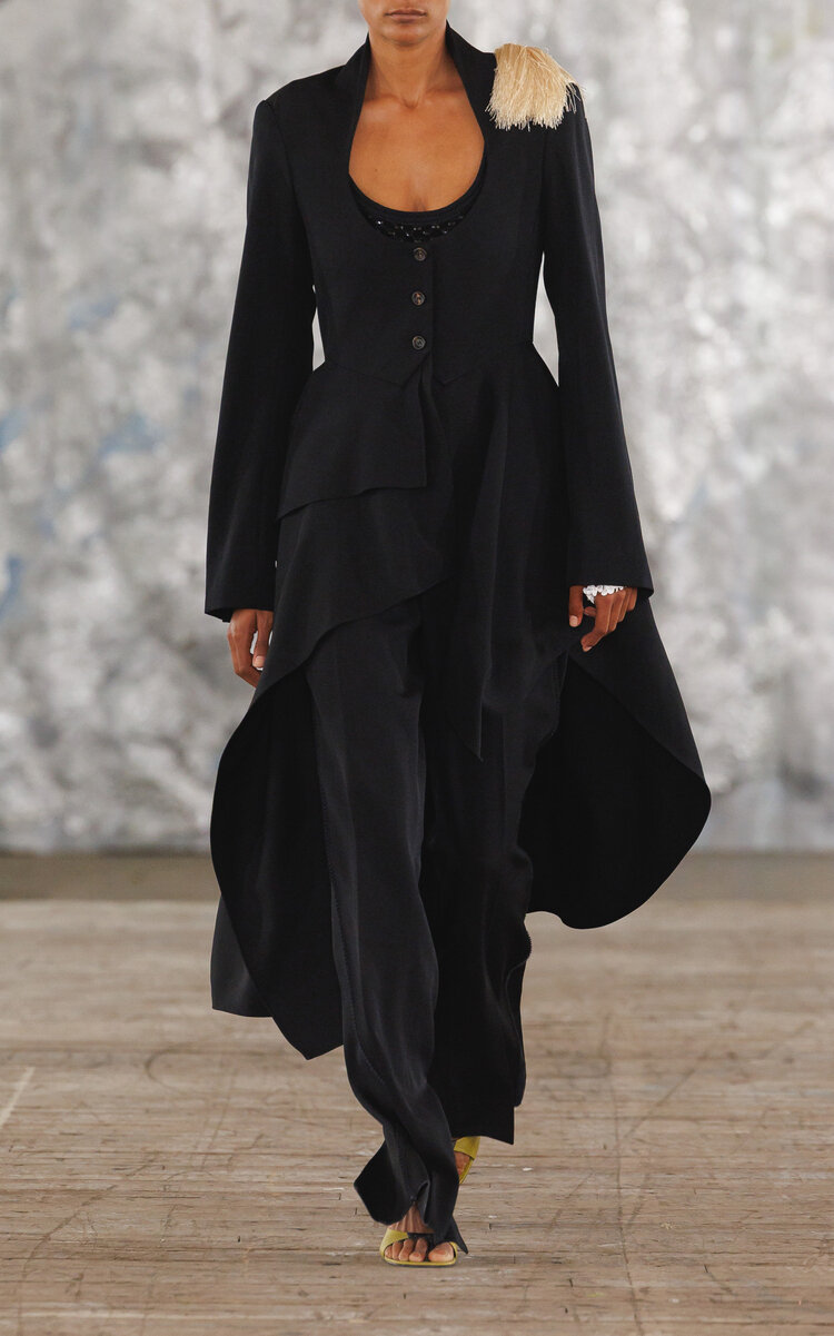 Diotima Unum Wool Trousers - Black