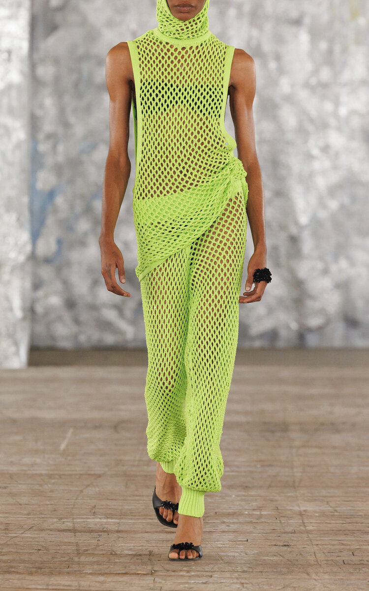 Diotima Grenada Cotton-Blend Dress - Green