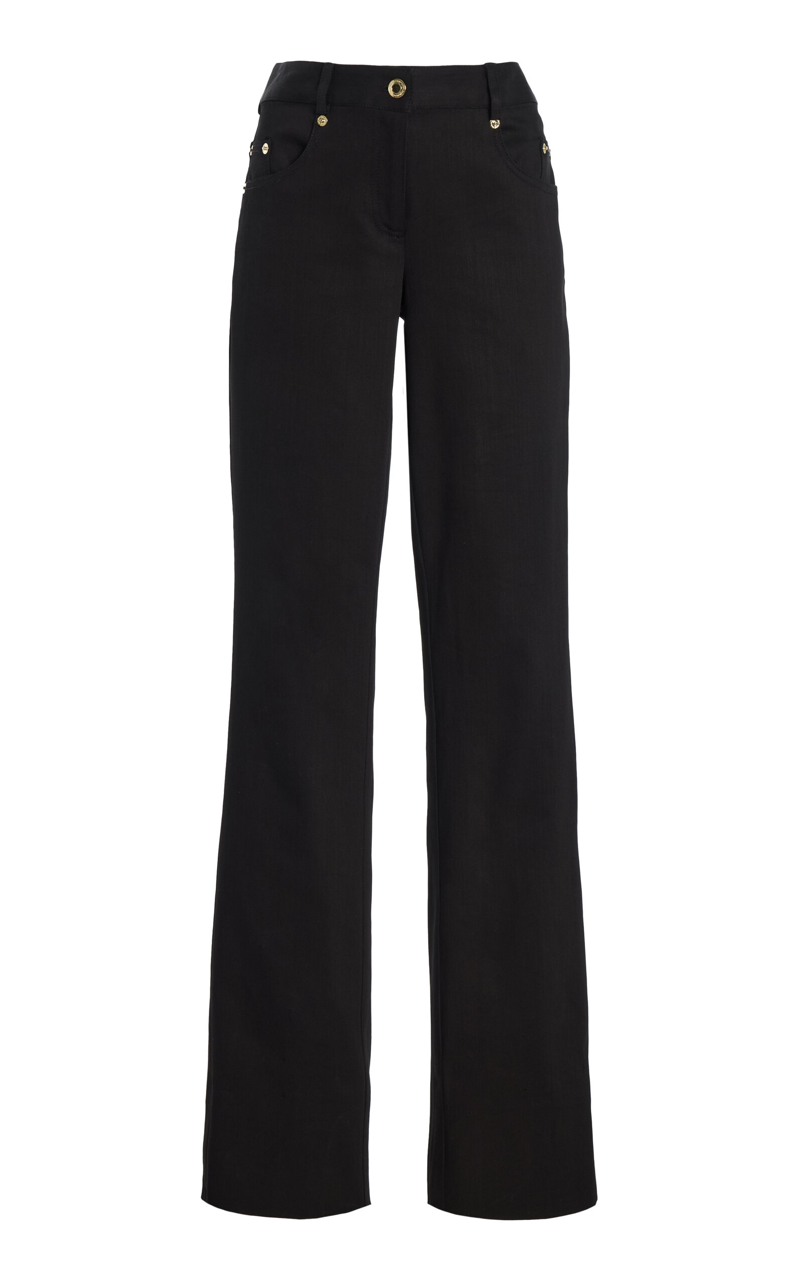 Sergio Hudson Denim Straight Leg Jeans - Black