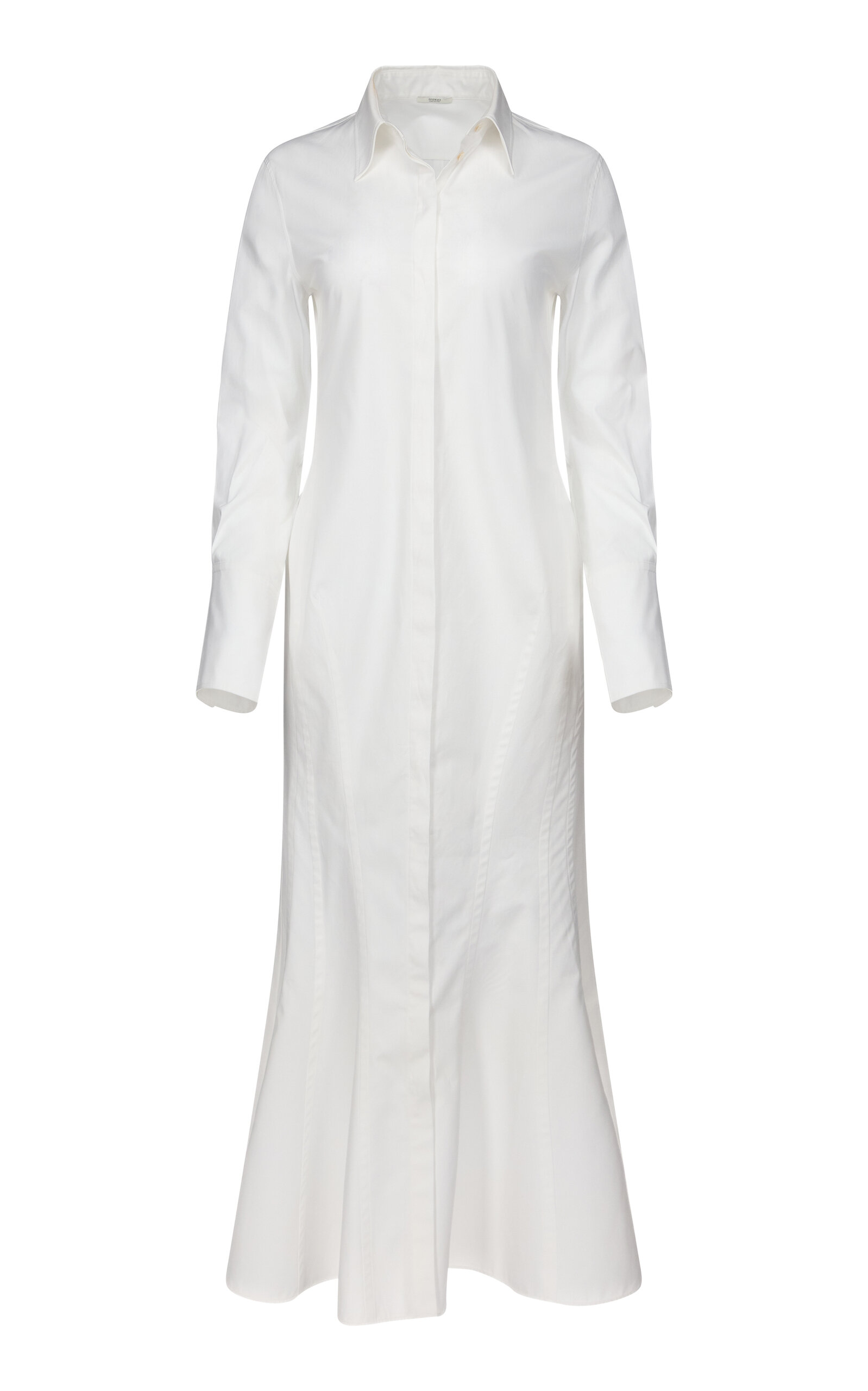 FFORME Lorene Poplin Cotton Shirt Dress - White