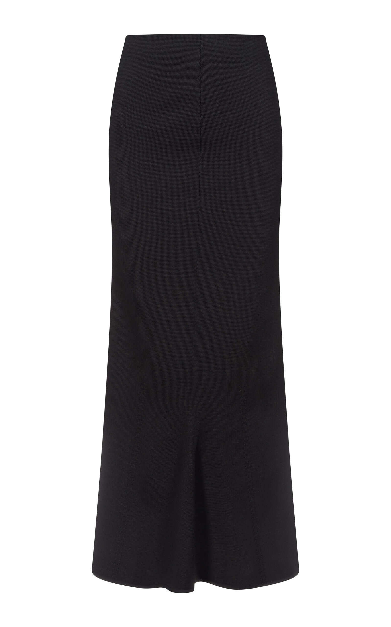 FFORME Flora Sculpted Cotton-Blend Knit Skirt - Black - XL