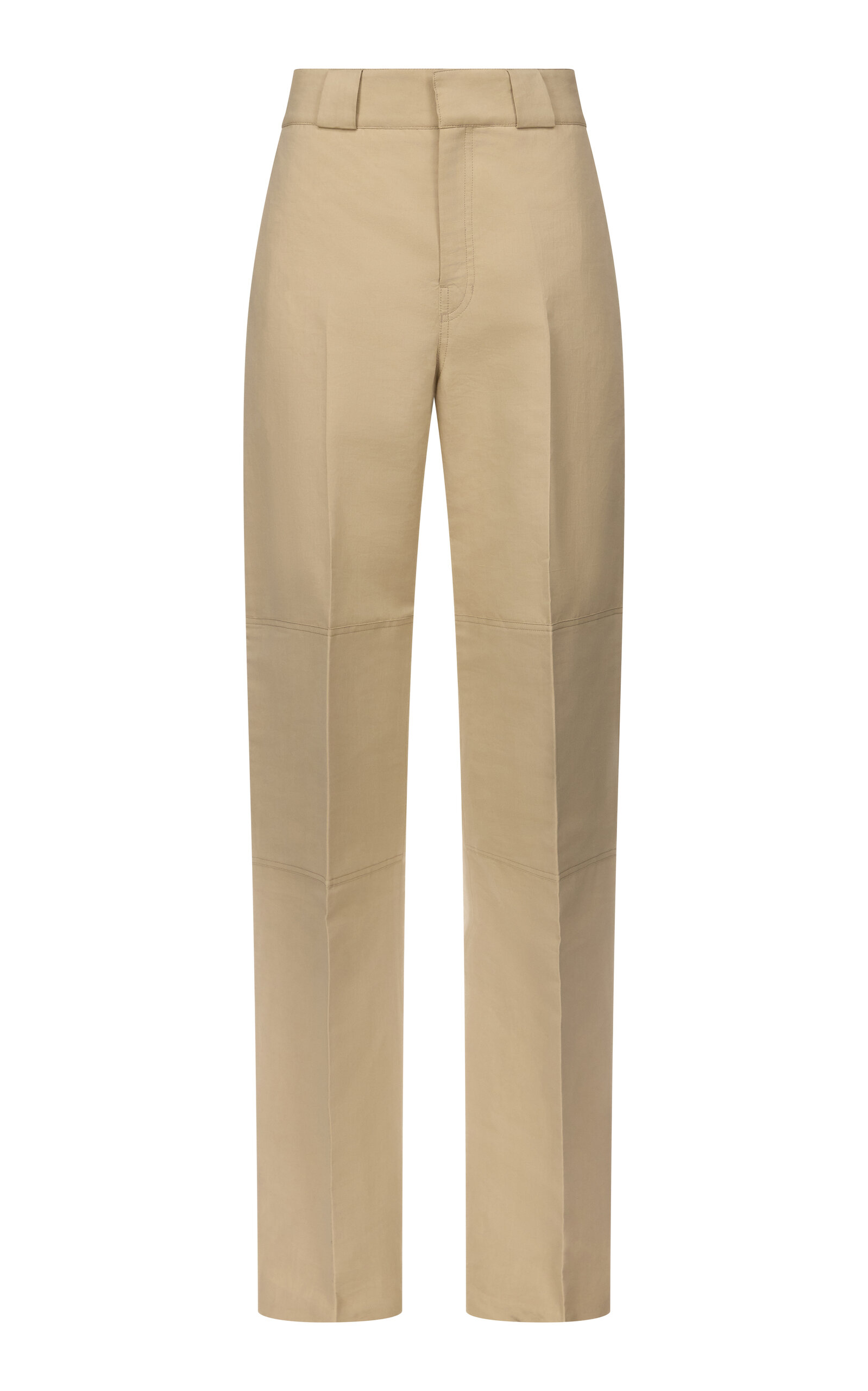 Fforme Nahla Utility Cotton Silk Trousers In Brown