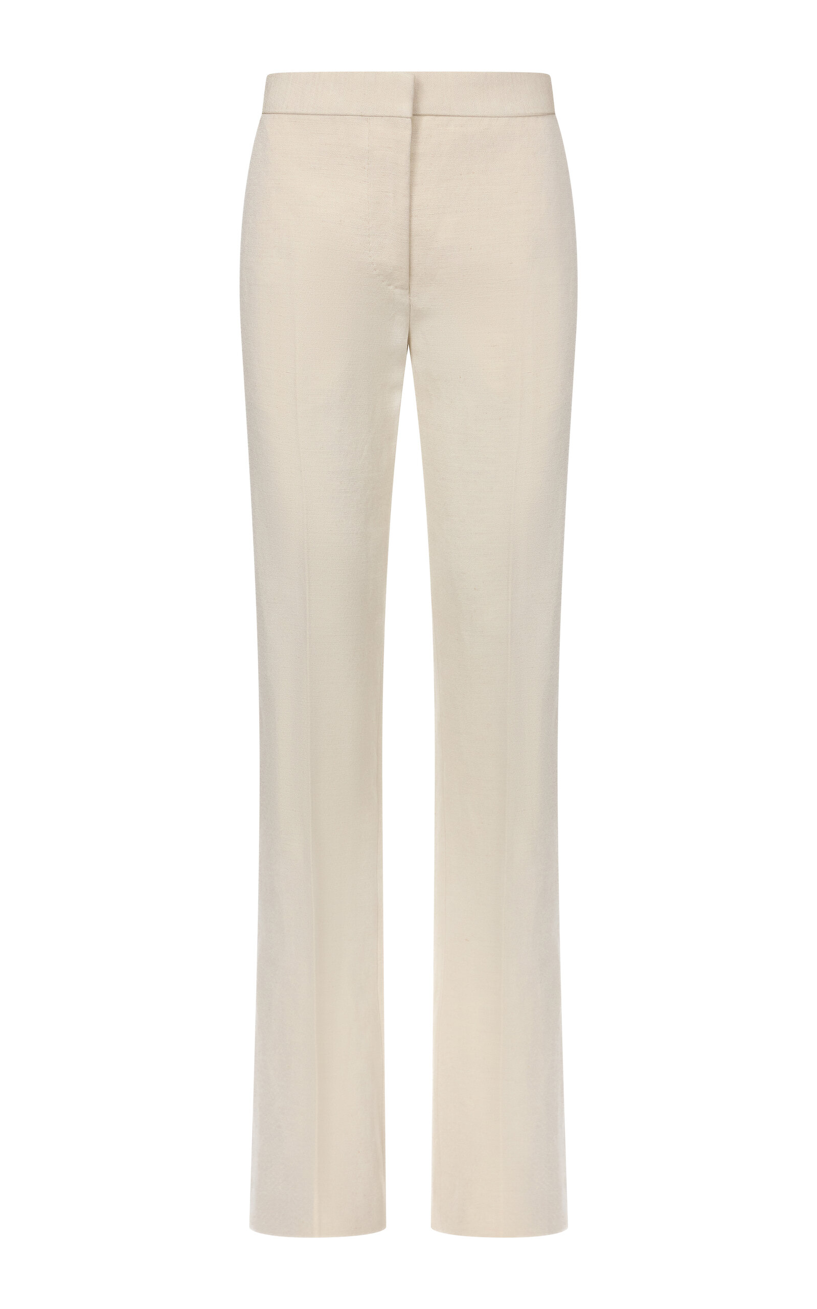 Fforme Cameron Cotton-blend Slim Trousers In Neutral
