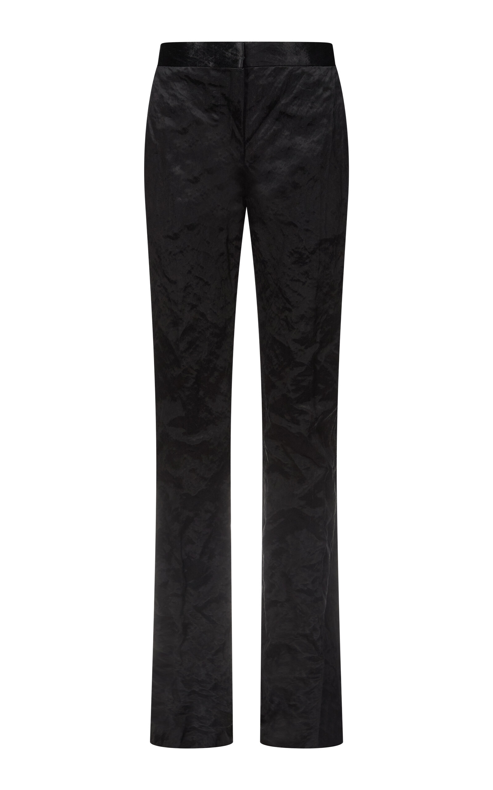 Fforme Cameron Cotton-blend Slim Trousers In Black