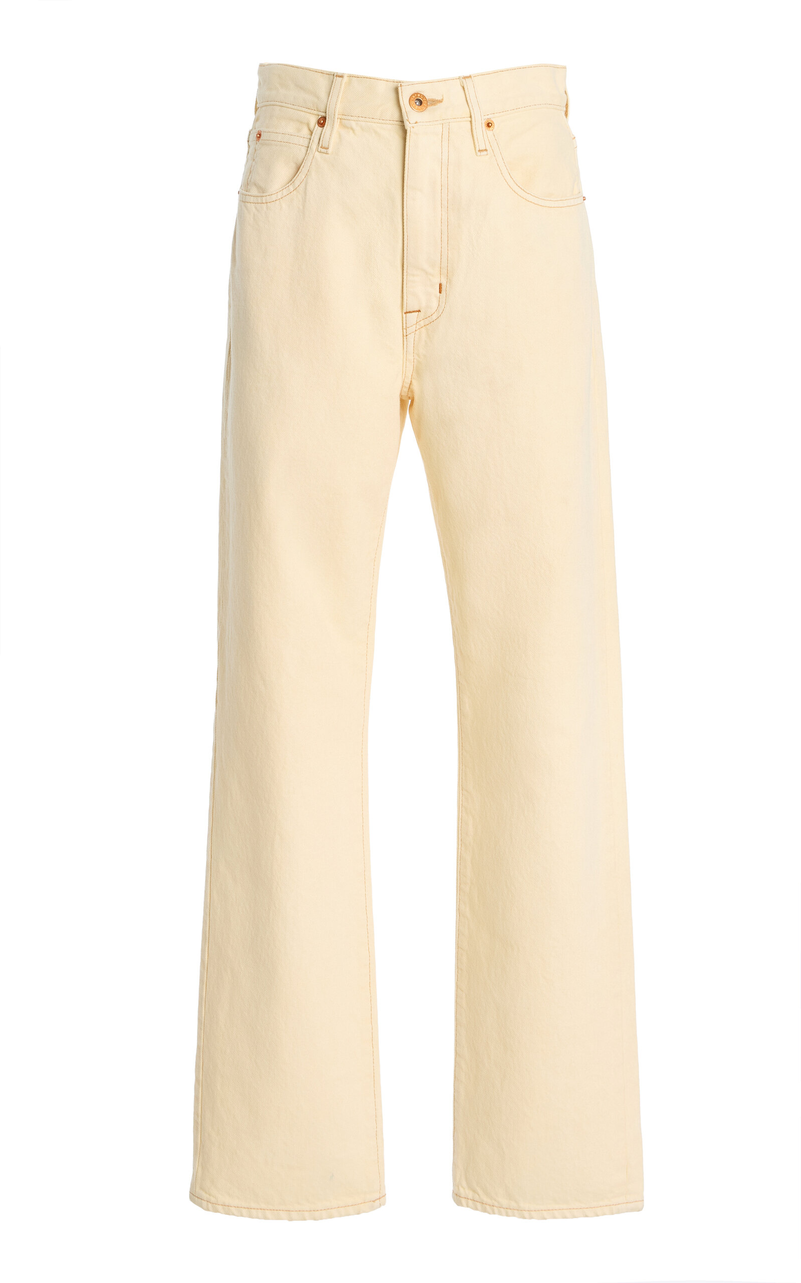SLVRLAKE London Rigid High-Rise Straight-Leg Jeans