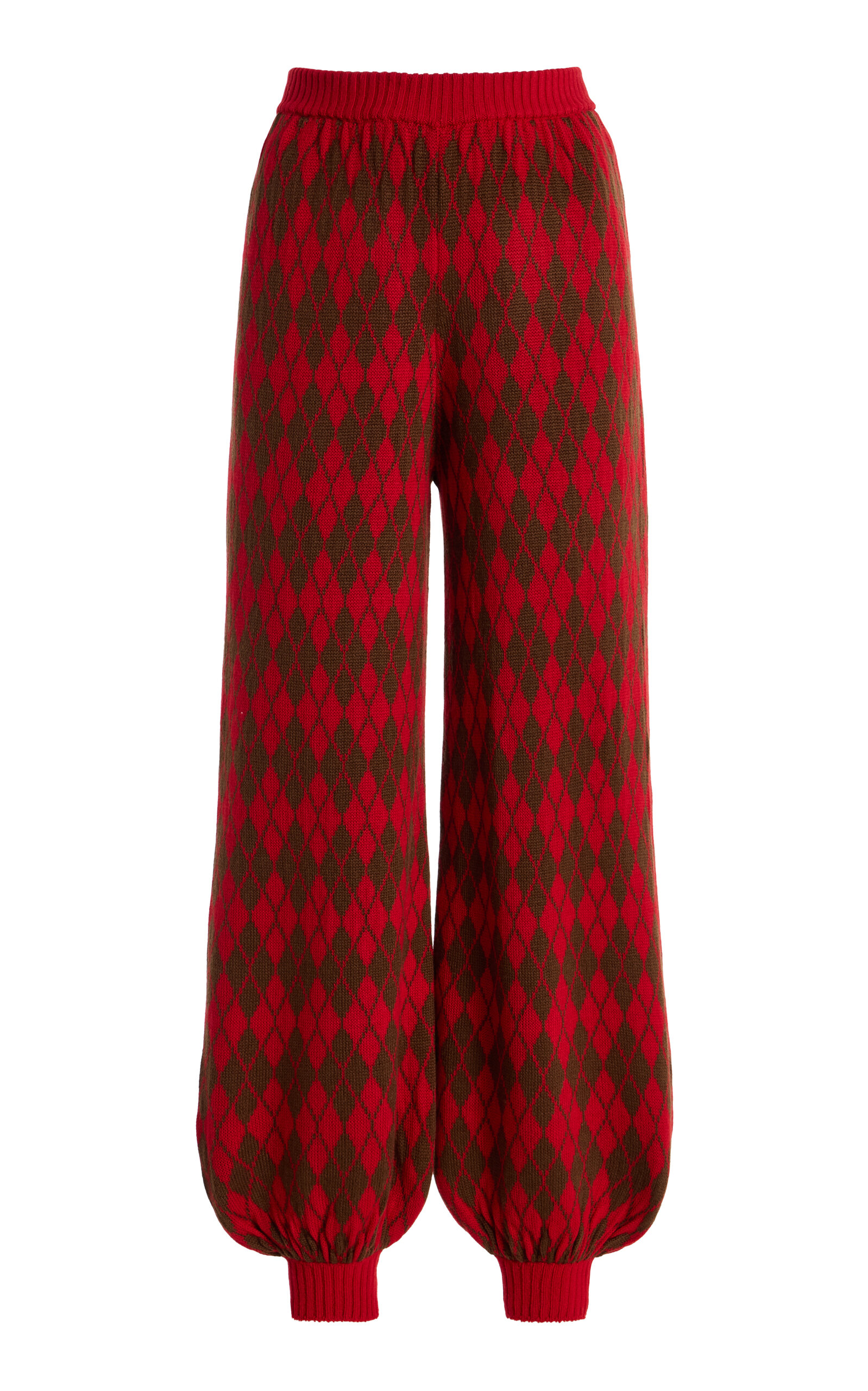 LA VESTE Arlequín Knit Wool Pants