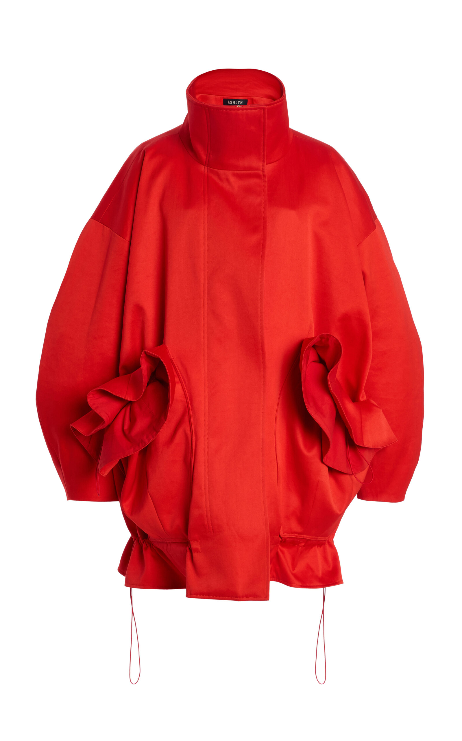 Ashlyn Chandra Cotton Coat - Red