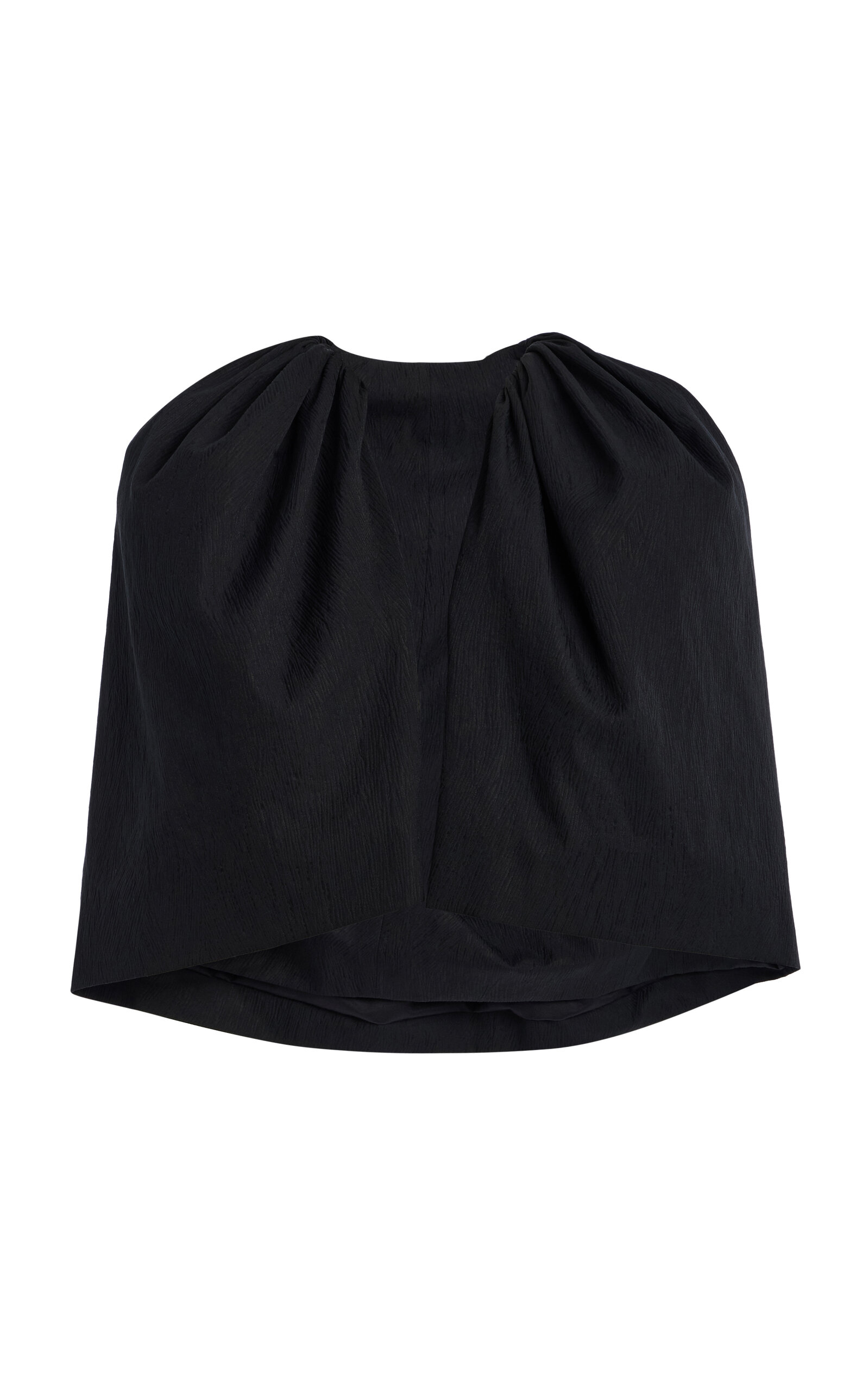 Ashlyn Juju Cotton Jacquard Cape - Black