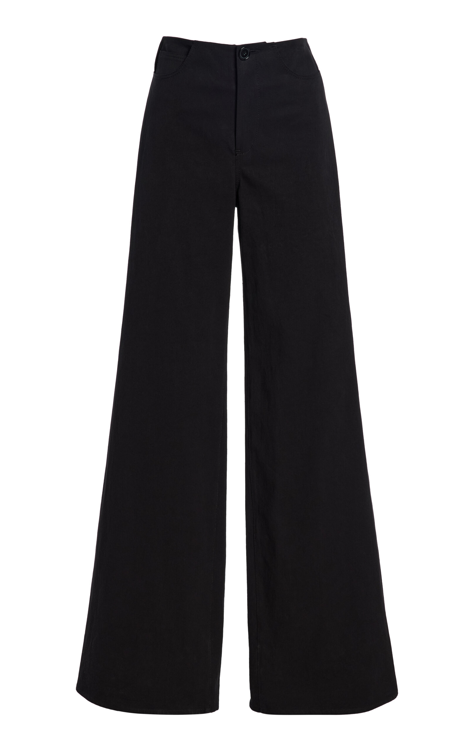 Ashlyn Riley Cotton-Blend Pants - Black