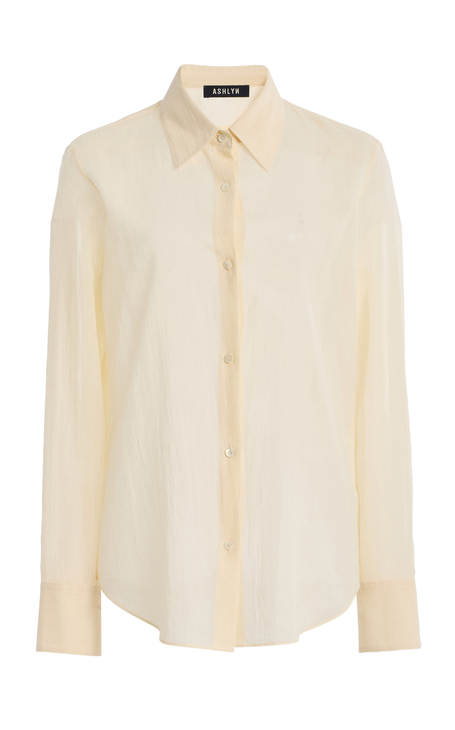 Ashlyn Aileen Cotton-Blend Shirt - Ivory