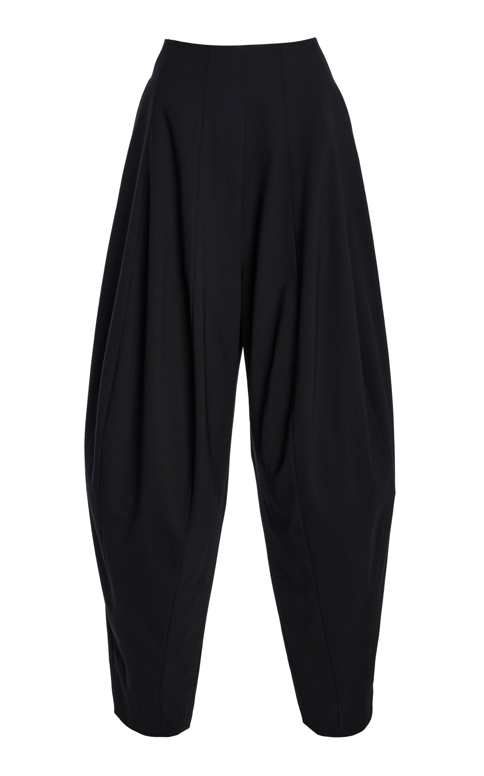 Ashlyn Blaine Wide-Leg Wool Long - Black