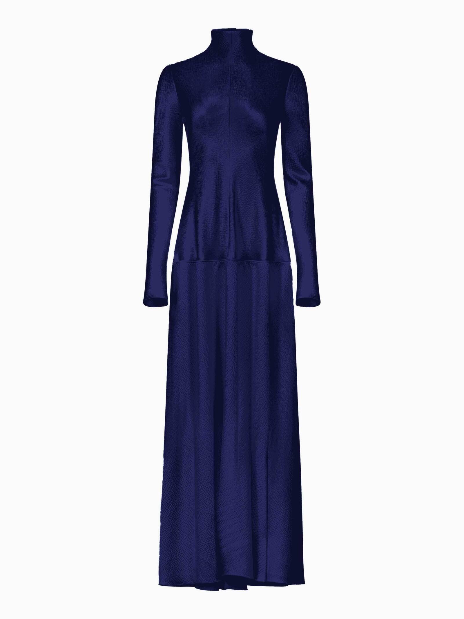 FFORME Mila Bias Cut Dress - Blue