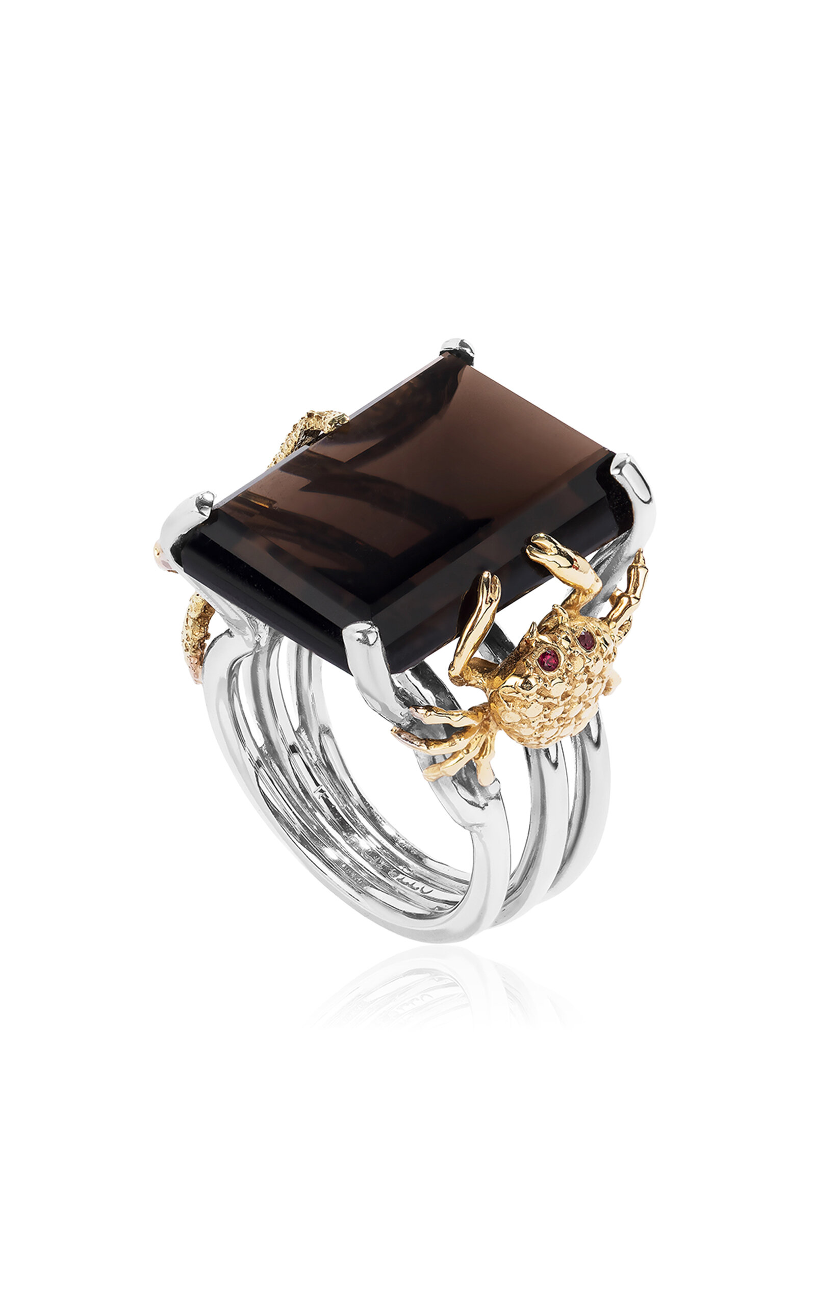 Renato Cipullo Topaz Vita Marina Ring In Metallic