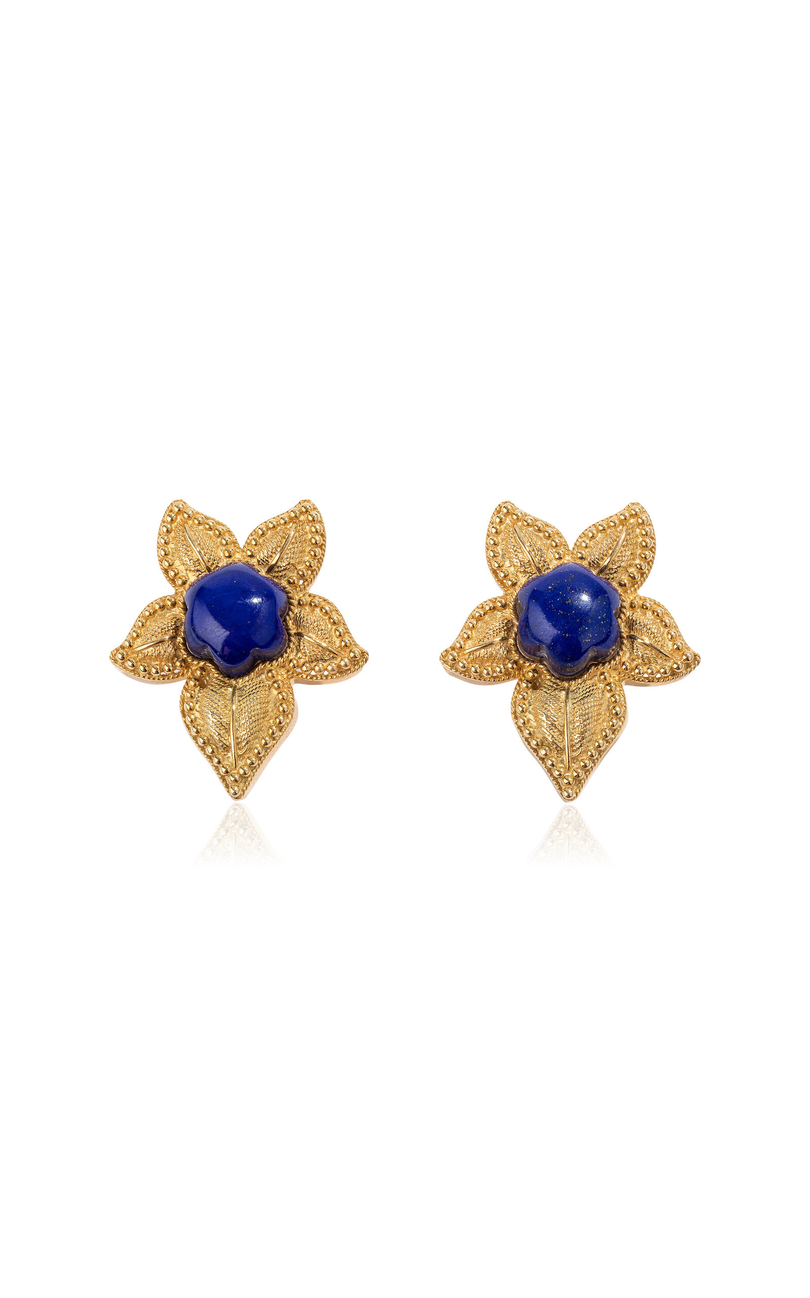 Renato Cipullo Lapis Fioritura Earrings In Gold