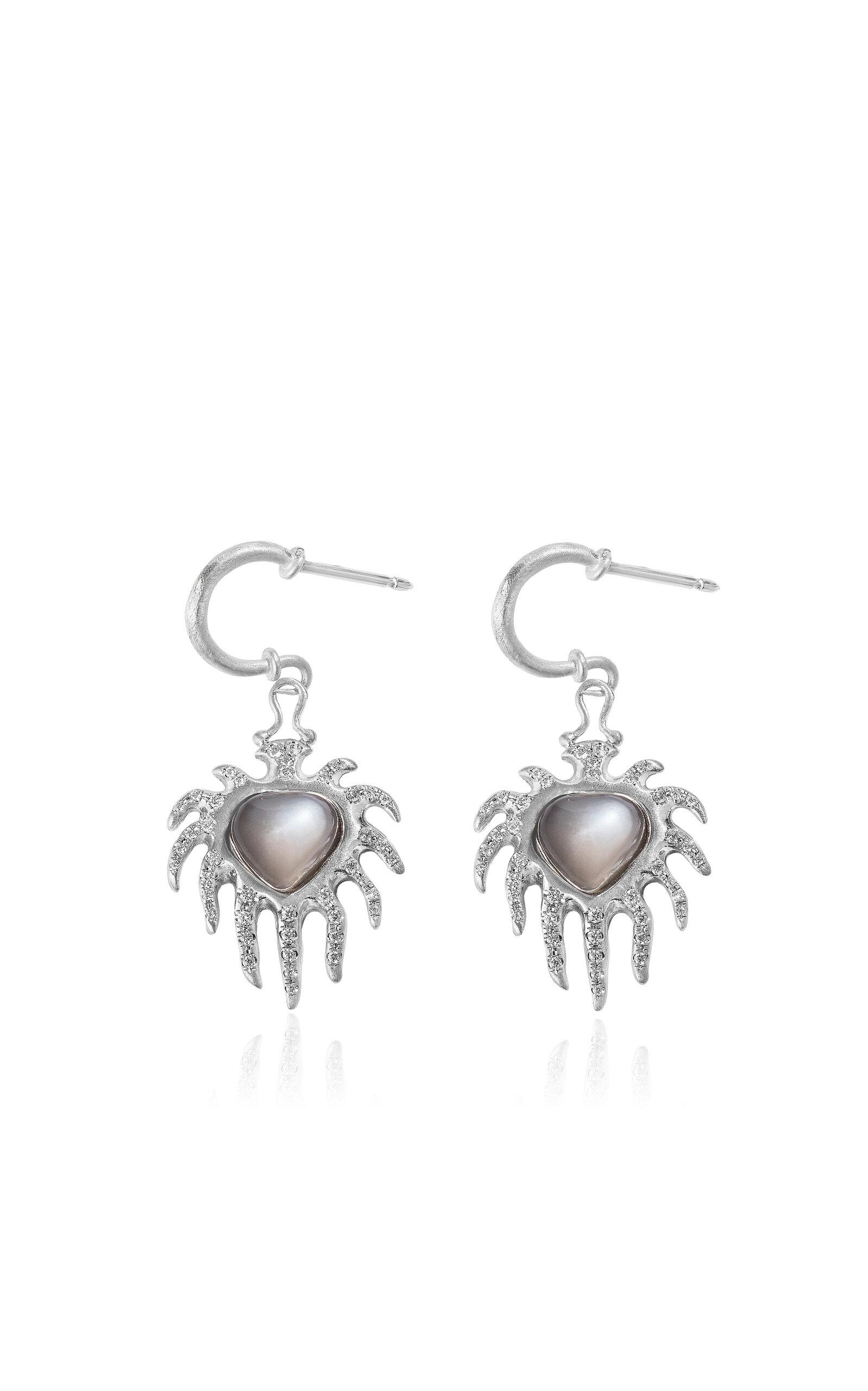 Renato Cipullo - Moonstone Passione Earrings - Grey - OS - Moda Operandi - Gifts For Her 6500$