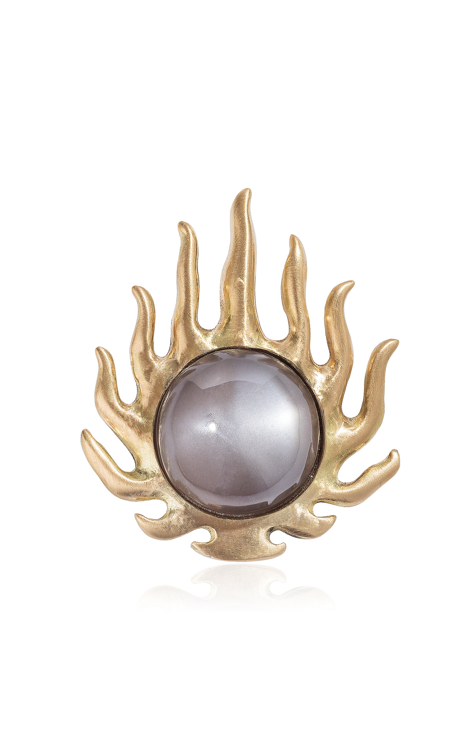 Renato Cipullo - Moonstone Blaze Pendant - Dark Grey - OS - Moda Operandi - Gifts For Her 7900$