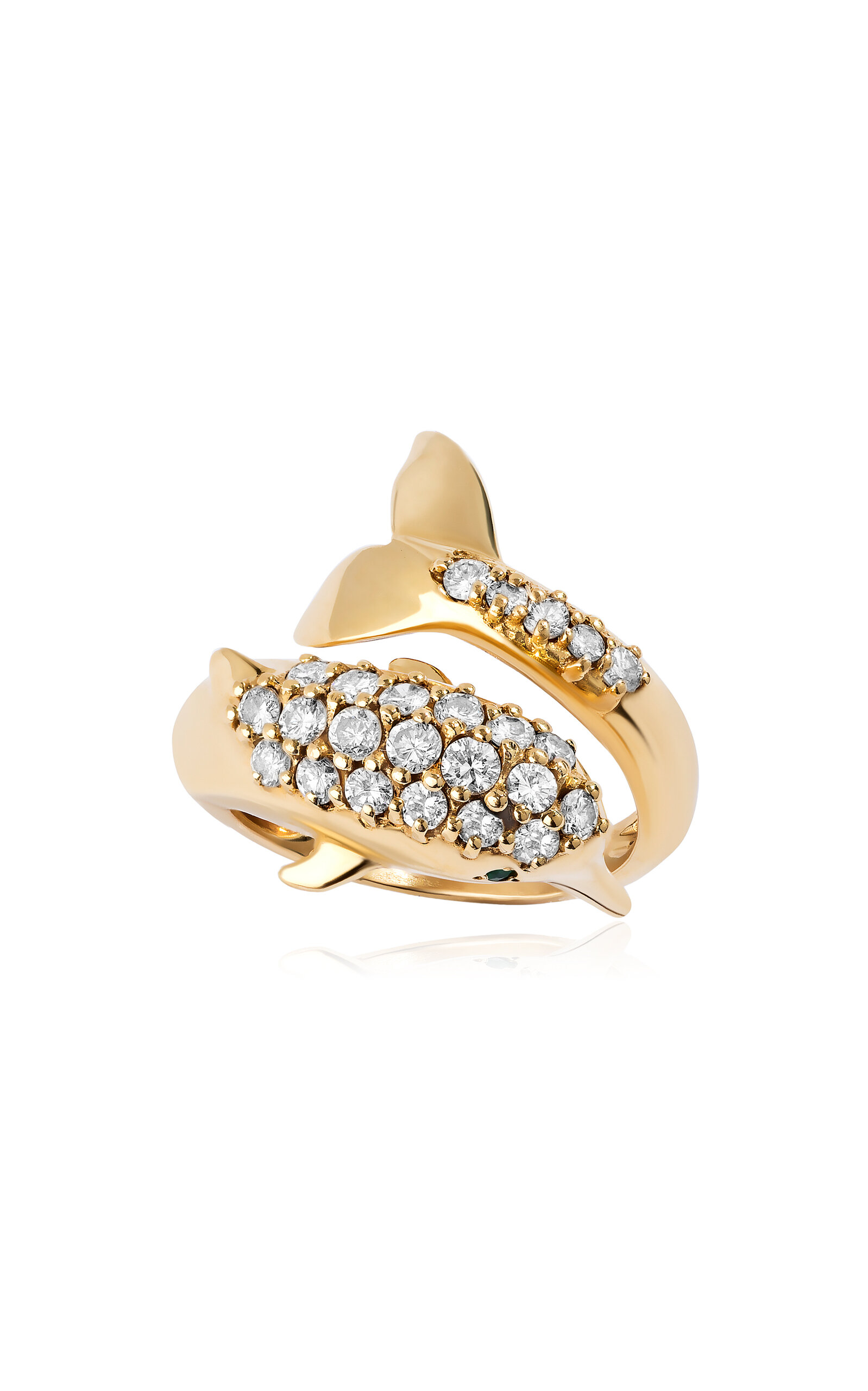 Renato Cipullo Diamond Delfino Ring In Gold