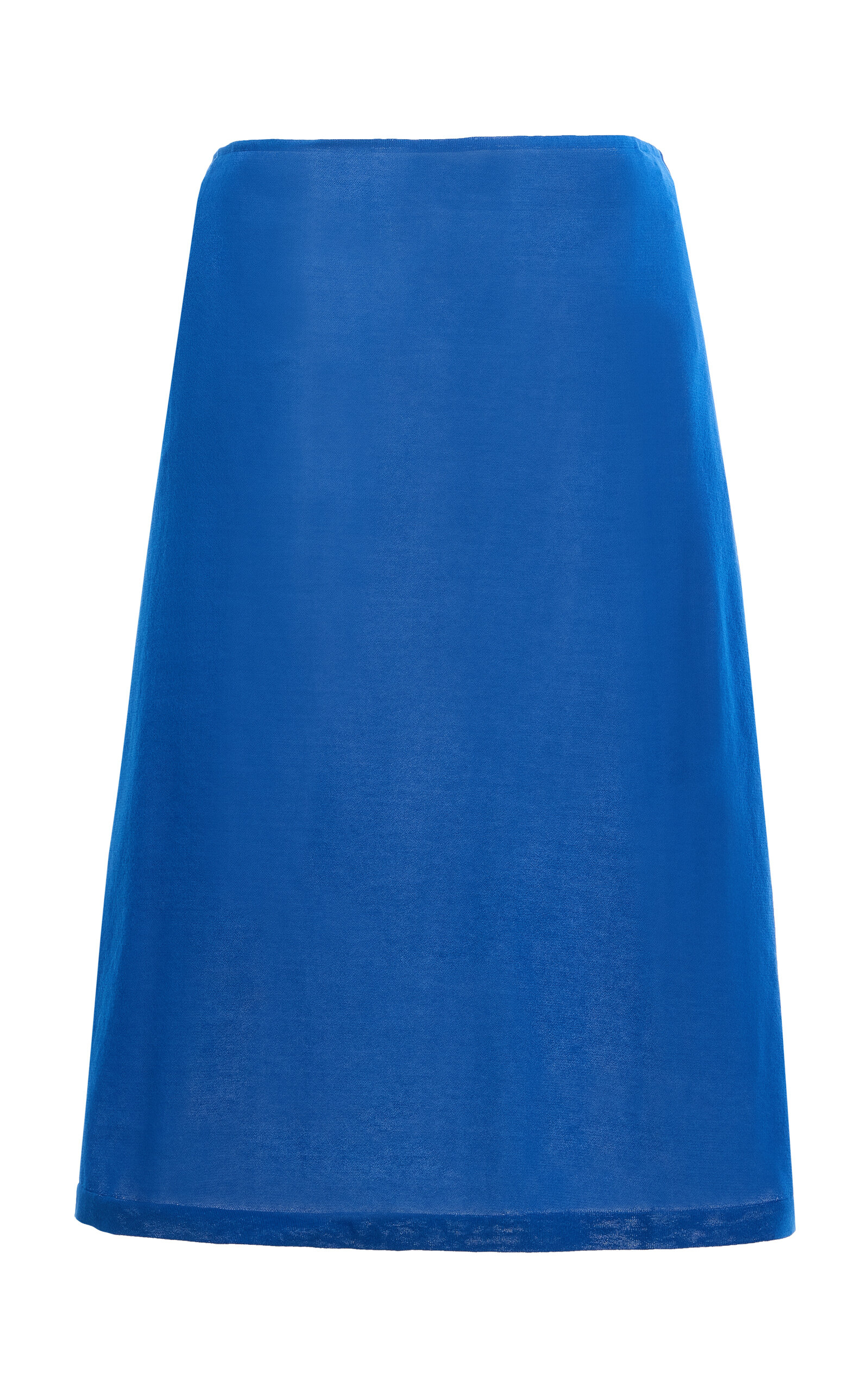 Ziah Cotton-Blend Sheet Knit Midi Skirt