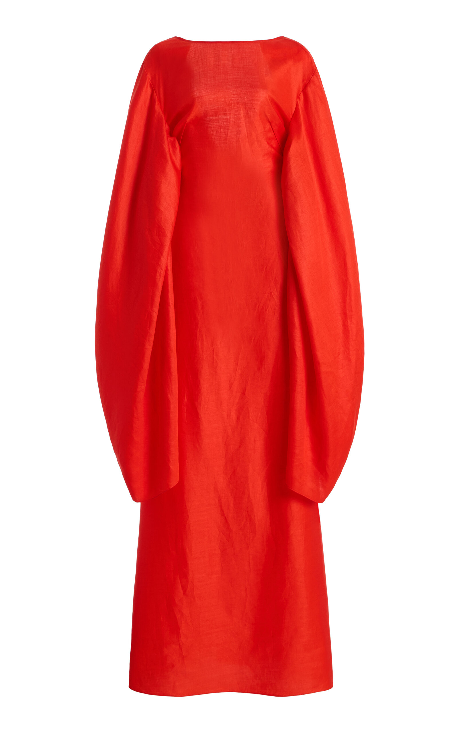 Christopher John Rogers Bow-detailed Gown In Red