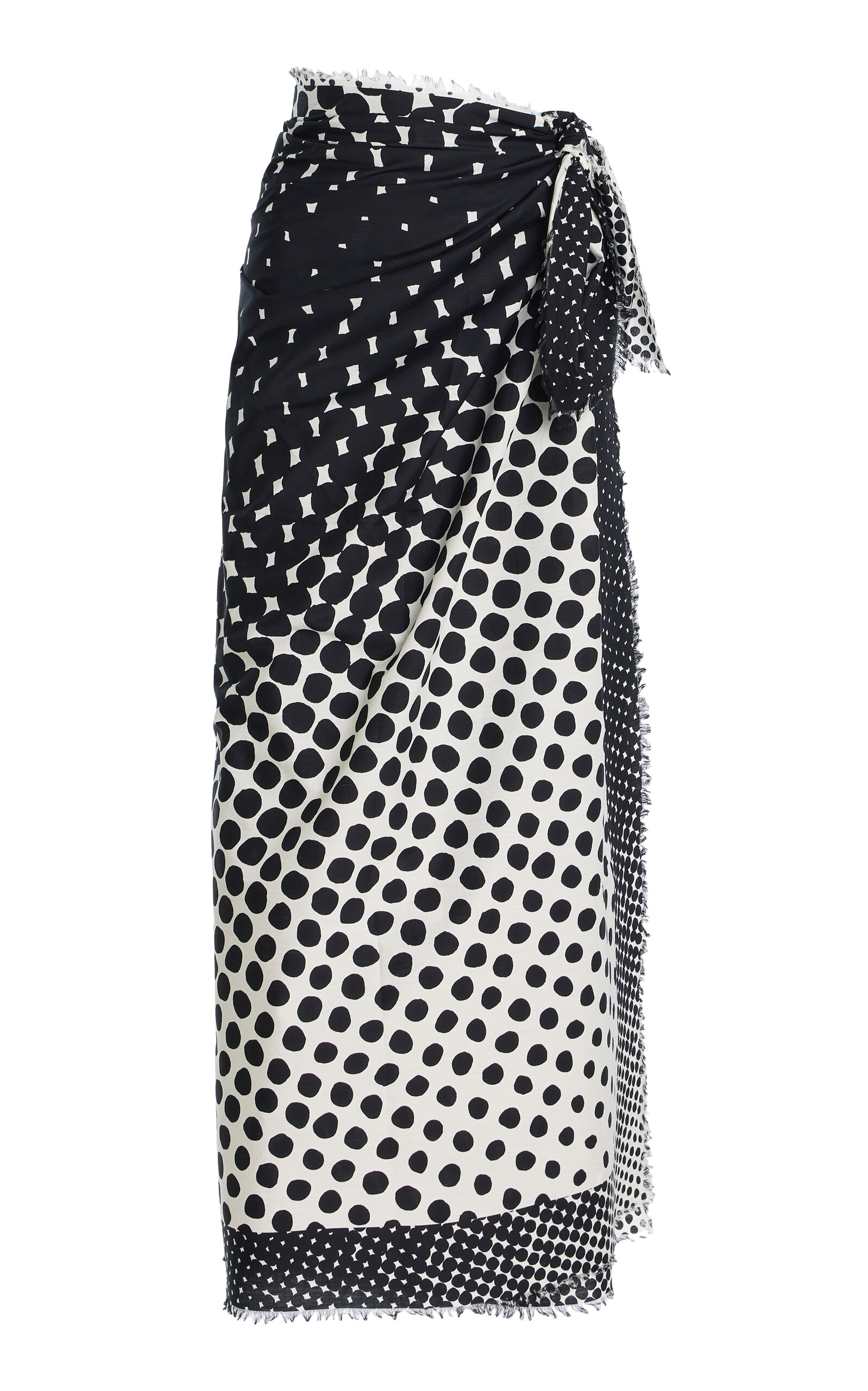 Christopher John Rogers Wiggle-Dot Cotton Pareo - Multi - OS