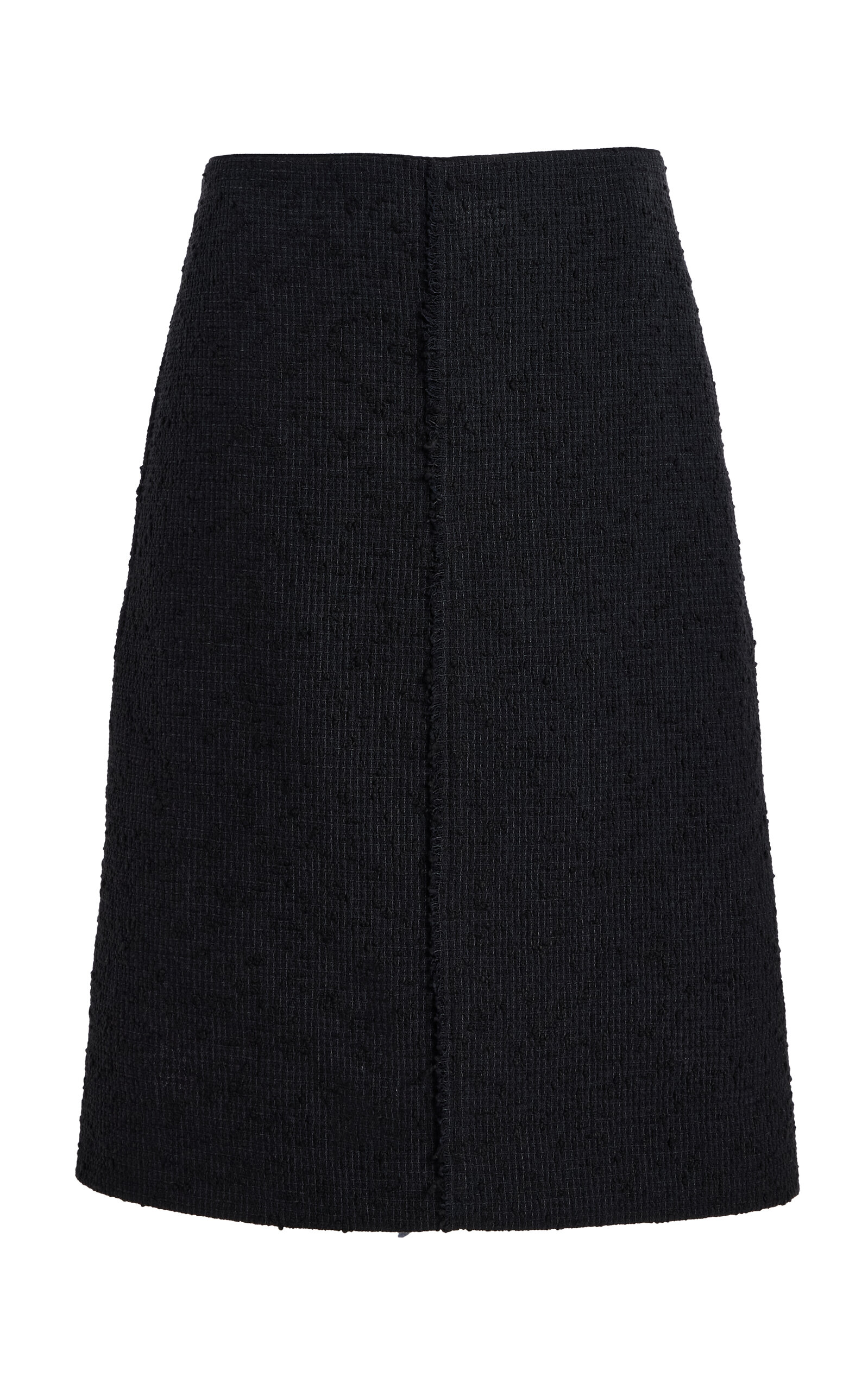 Calvin Klein Collection June Low-rise Cotton-blend Midi Skirt In Blue