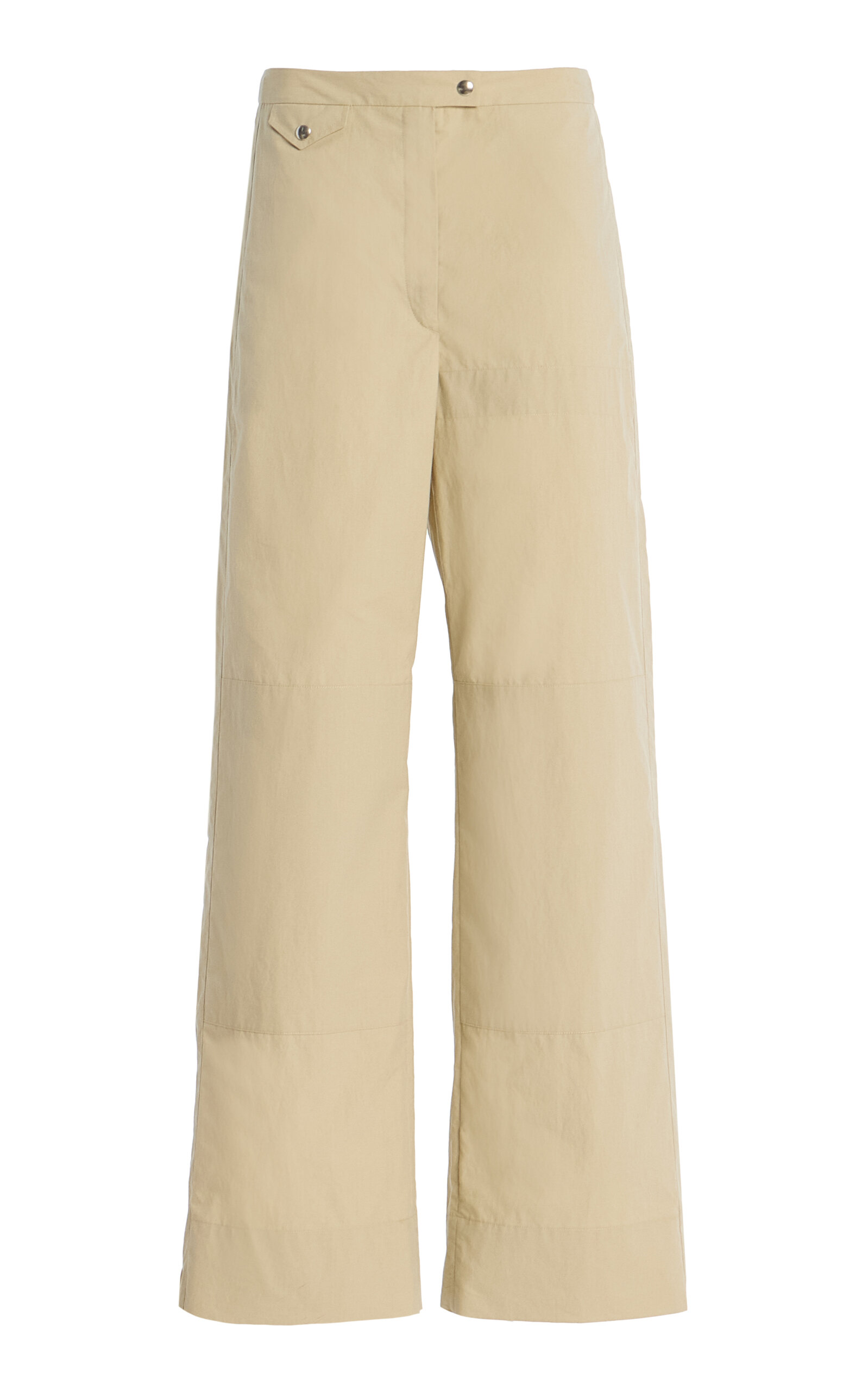 Calvin Klein Collection Relaxed Straight-leg Pants In Neutral