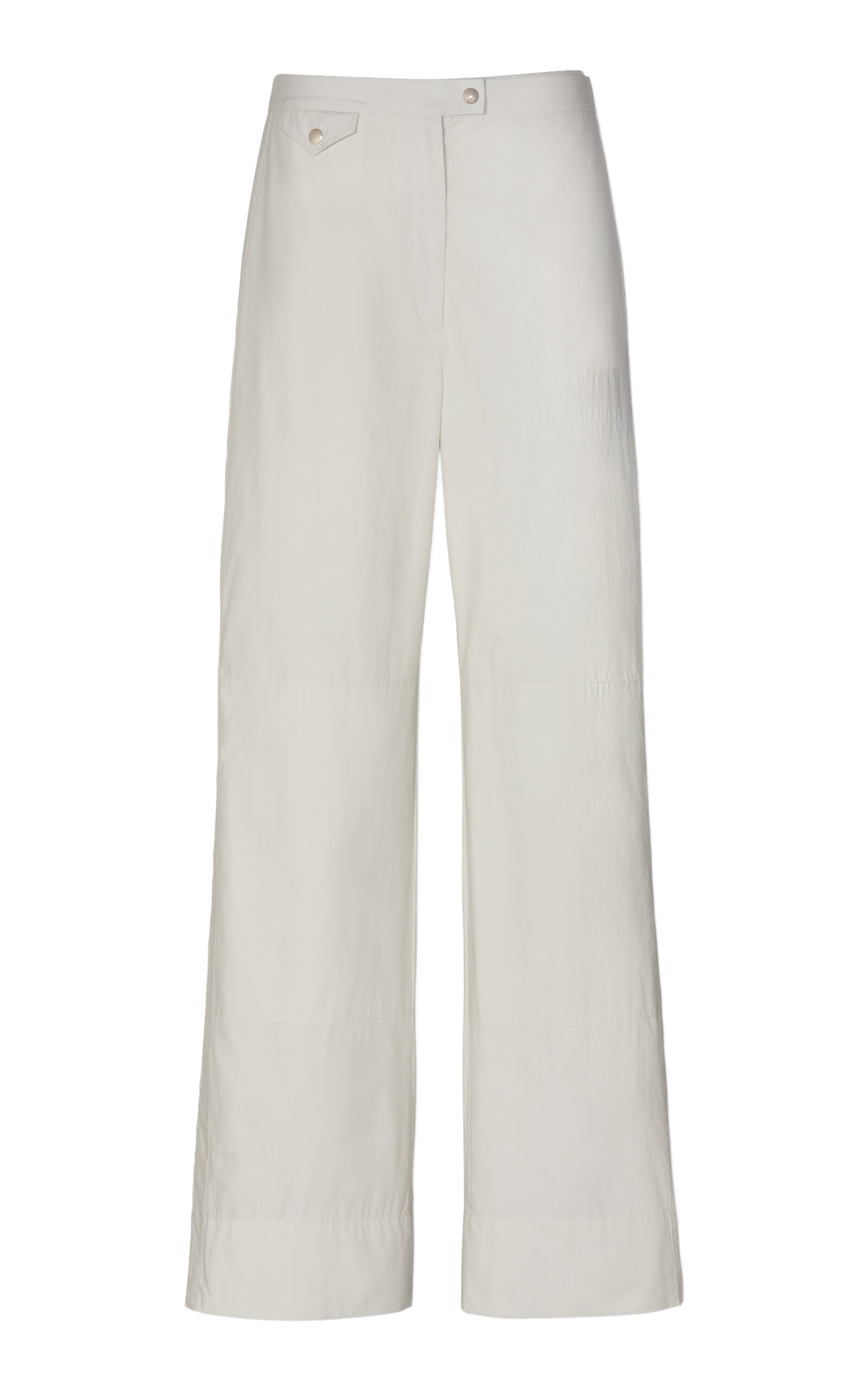 Calvin Klein Collection Relaxed Straight-leg Pants In White