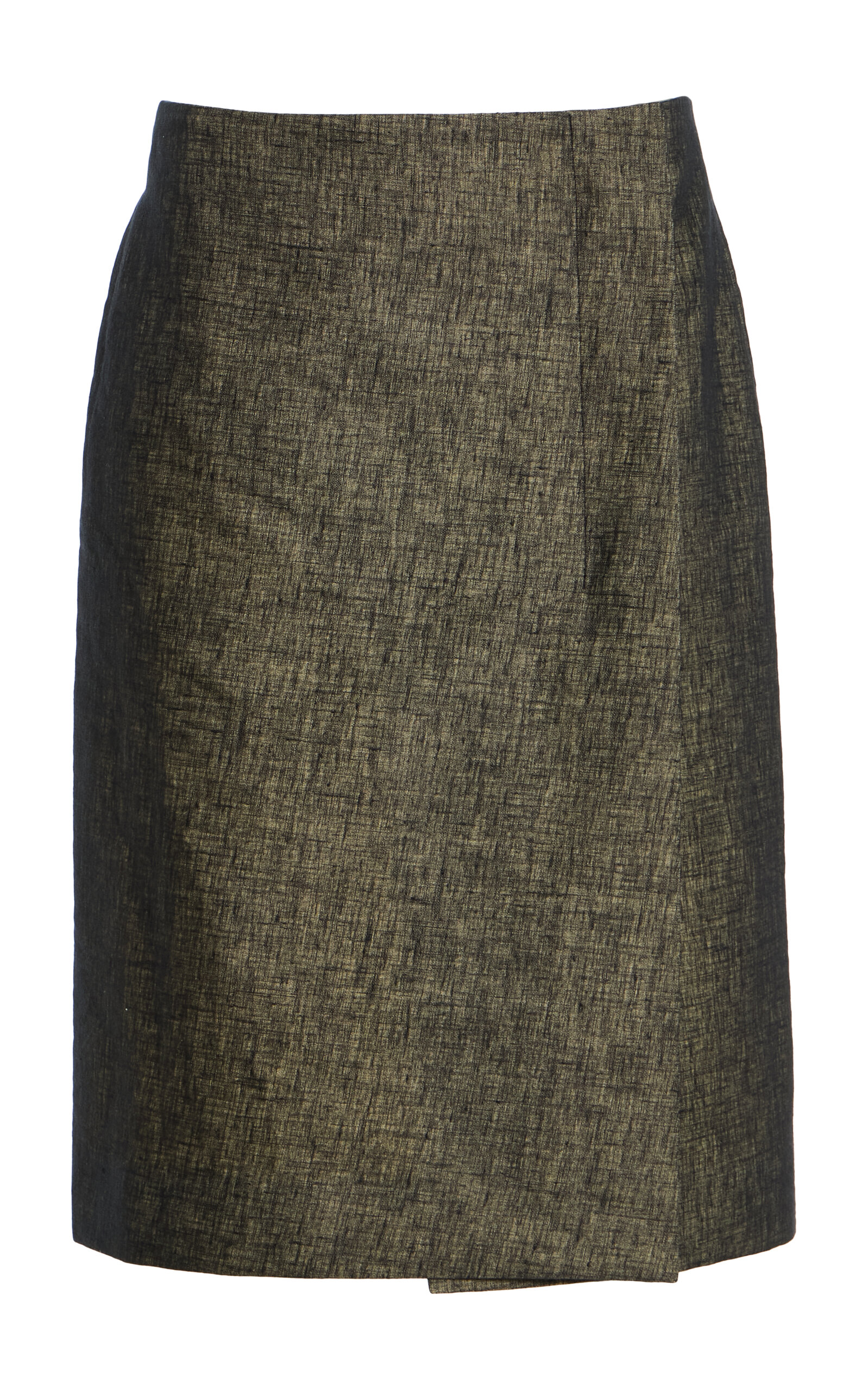Calvin Klein Collection Knee-length Wrap Pencil Skirt In Black