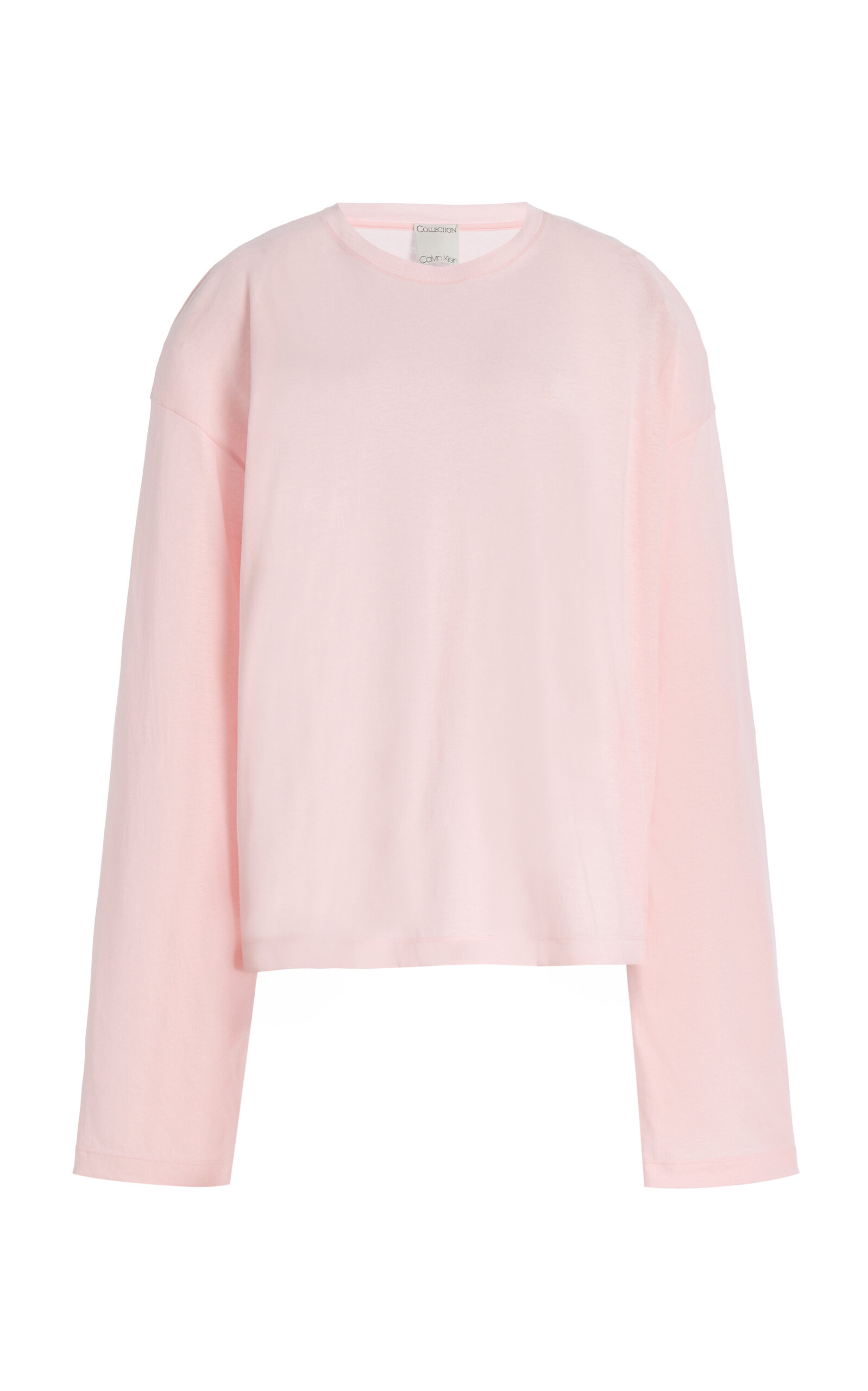 Calvin Klein Collection Oversized Cotton T-Shirt - Light Pink - XS
