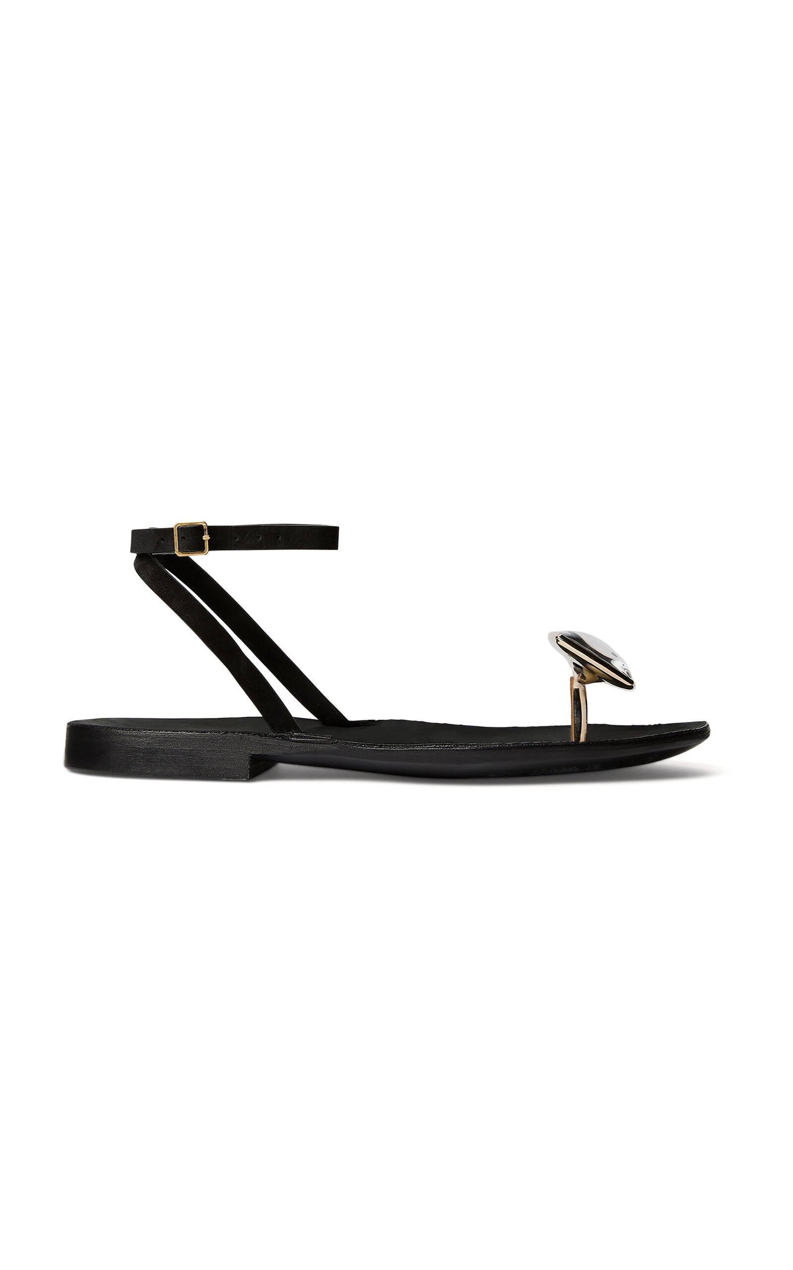 Calvin Klein Collection Pollon Thong In Black