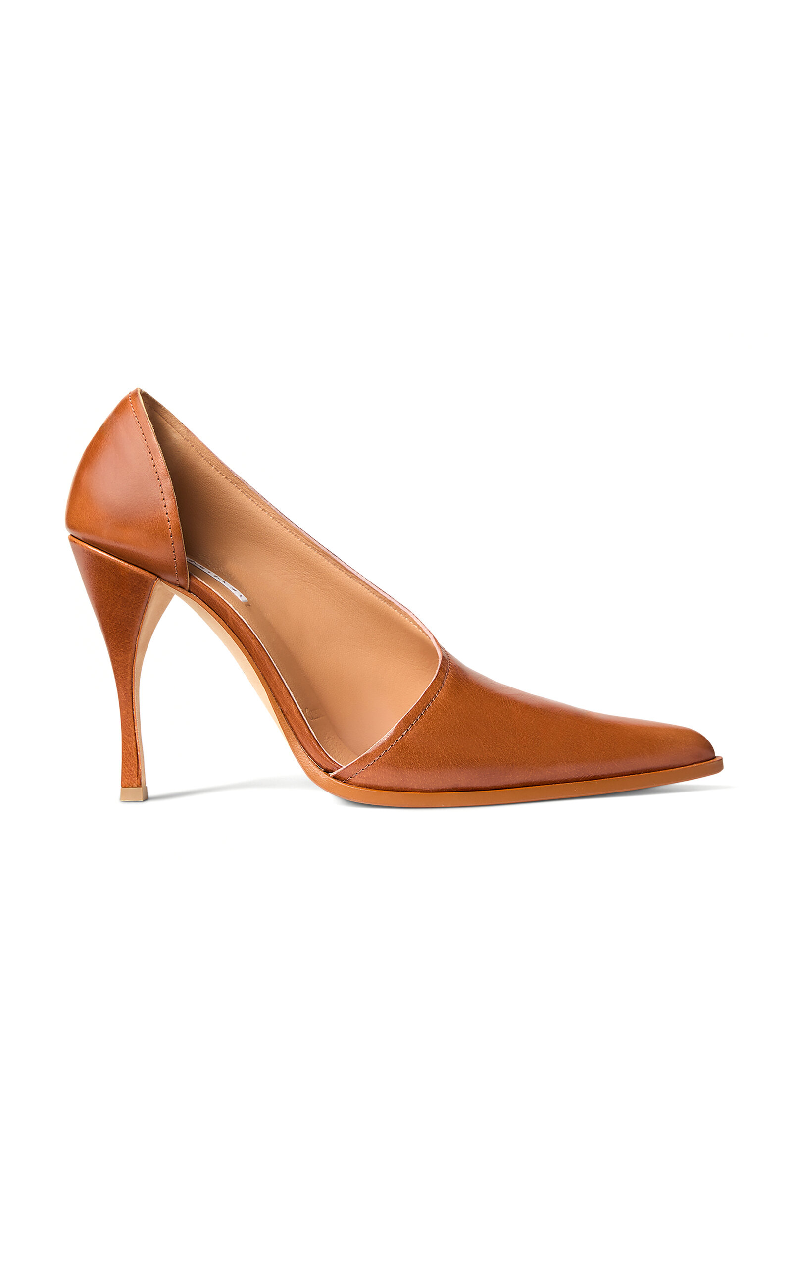 Calvin Klein Collection Rea Pump In Brown