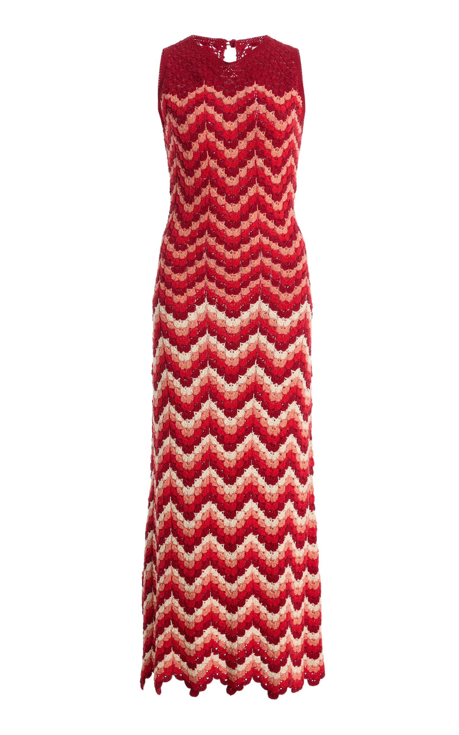 ESCVDO Cuenca Cotton Midi Dress - Women's Clothing